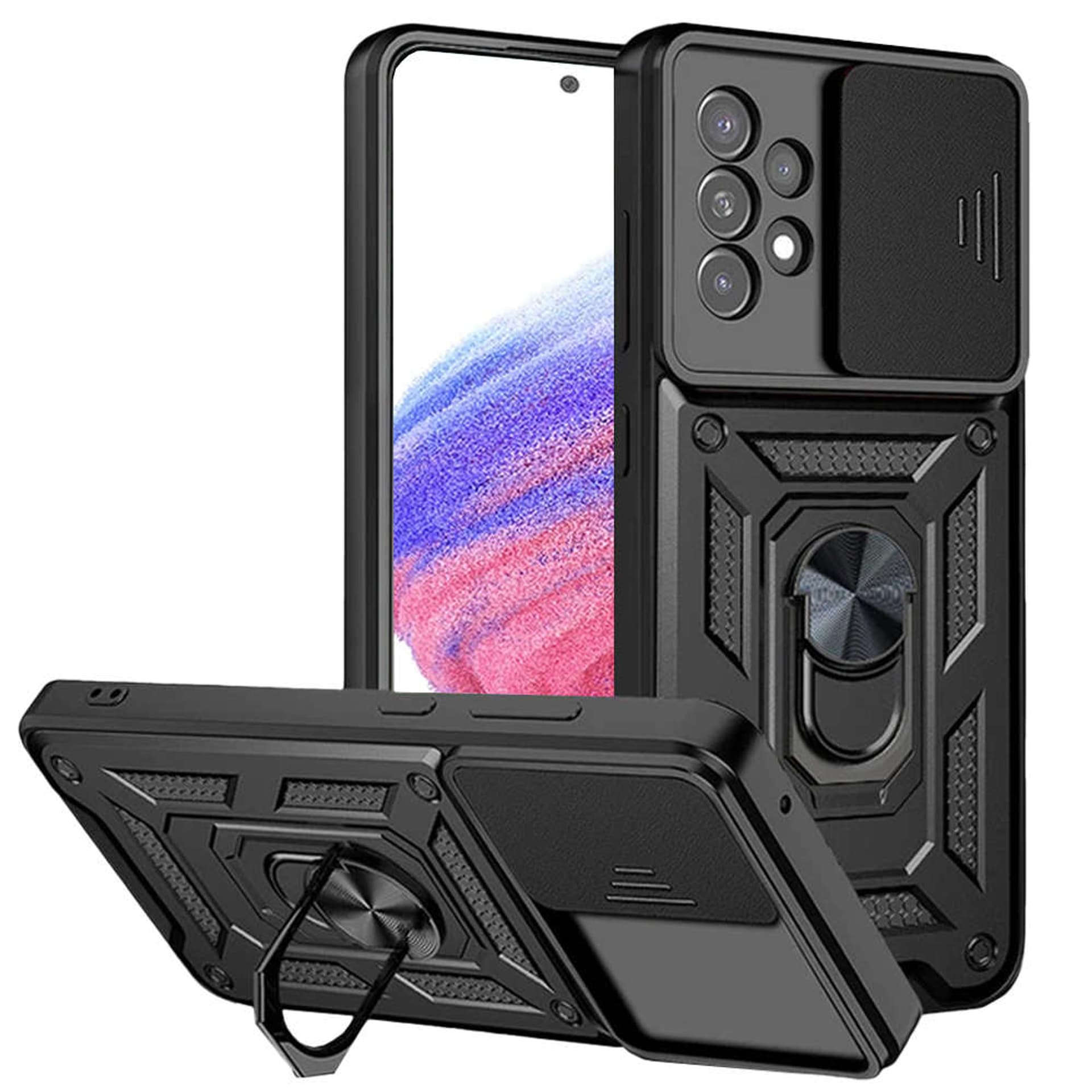 

Etui Alogy Camshield Stand Ring z osłonką na aparat do Samsung Galaxy A53 / A53 5G