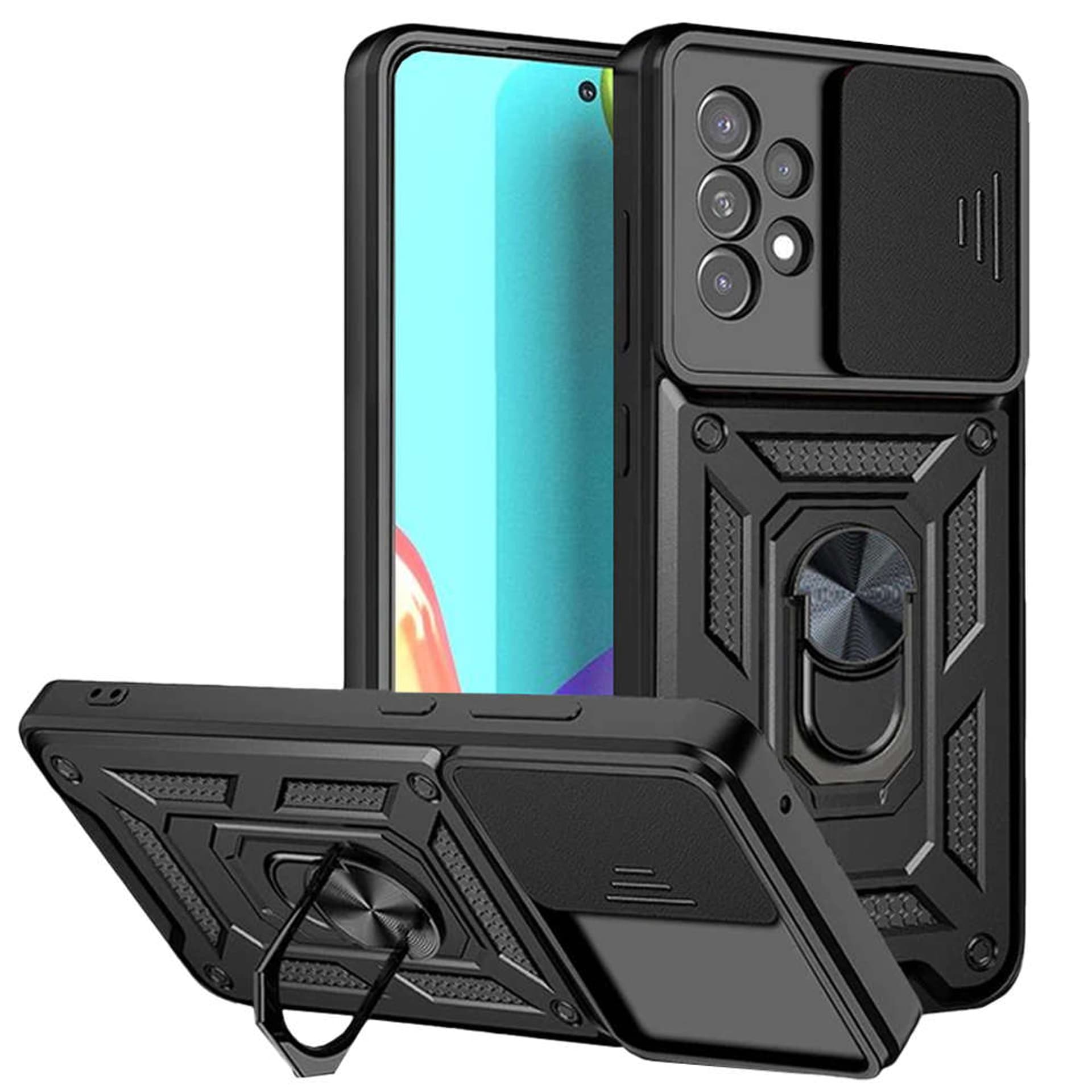 

Etui Alogy Camshield Stand Ring z osłonką na aparat do Samsung Galaxy A73 / A73 5G