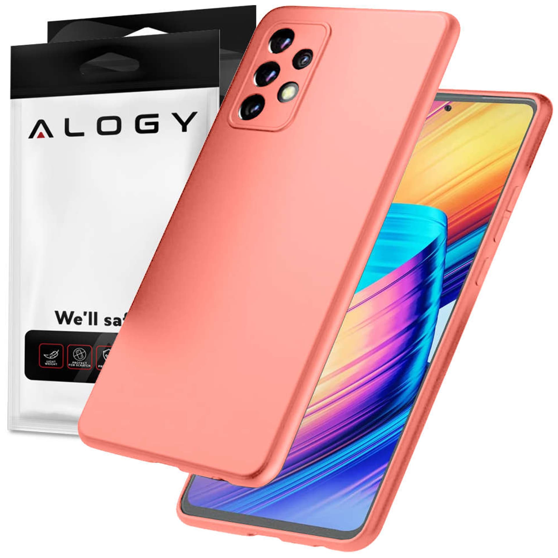 

Etui ochronne do telefonu Alogy Thin Soft Case do Samsung Galaxy A53 / A53 5G Różowe