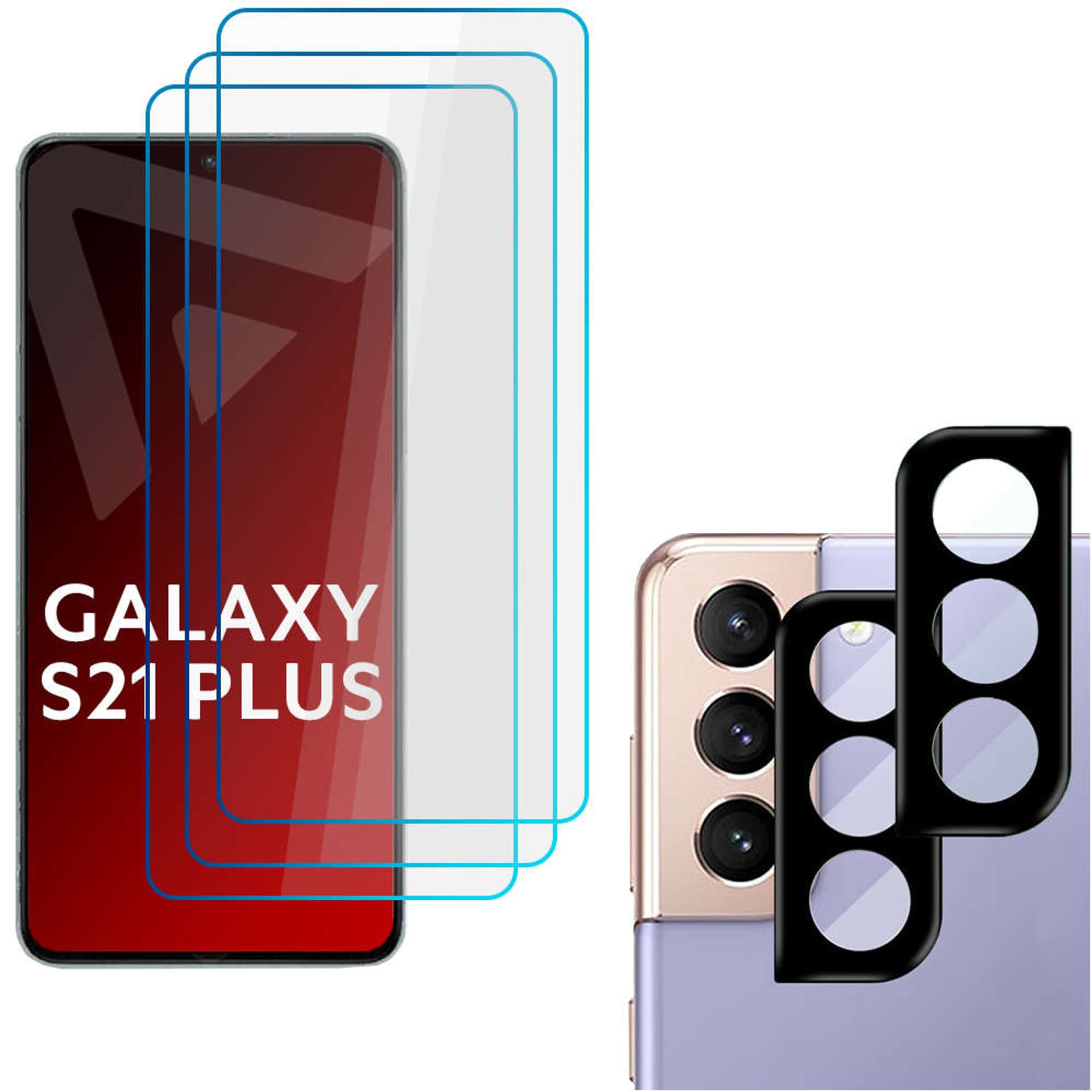 

Alogy Glass Pack 3x Szkło hartowane na ekran 9h + 2x Szkło na obiektyw do Samsung Galaxy S21 Plus
