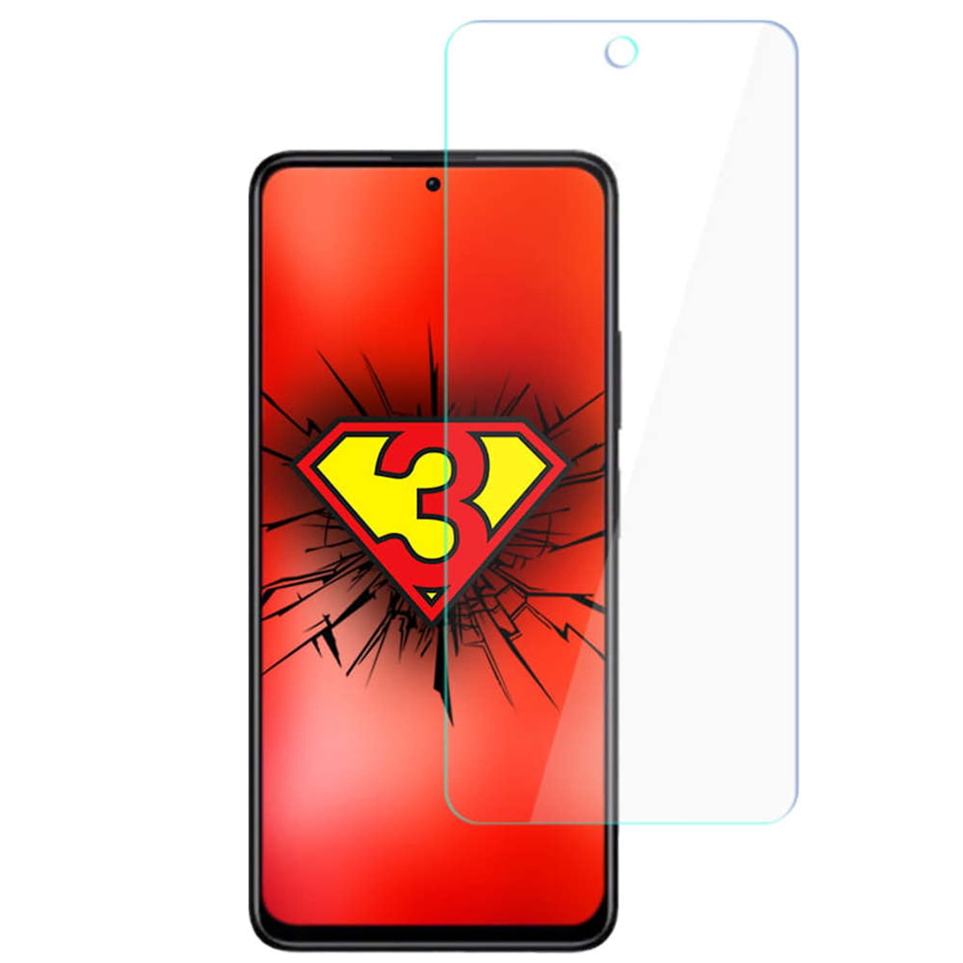 

Niepękające szkło hybrydowe 3mk Flexible Glass Lite do Redmi Note 11s/11 4G/ Poco M4 Pro 4G