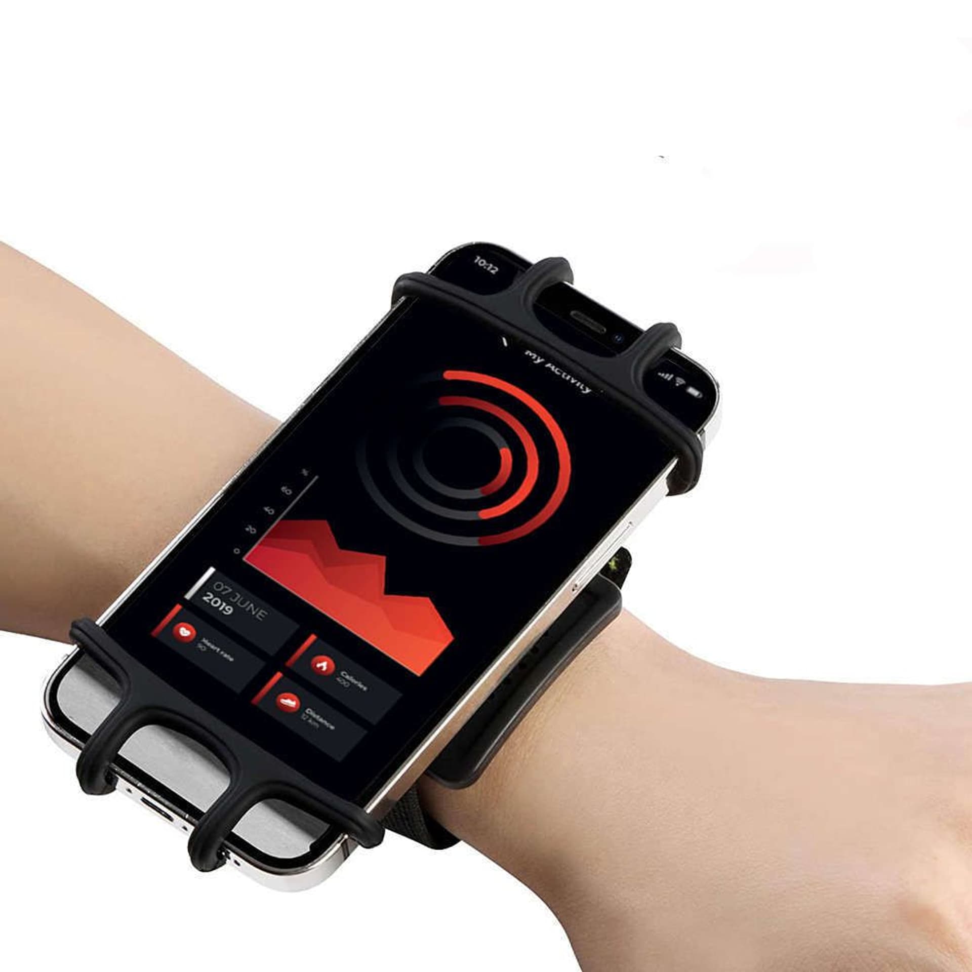 

Etui sportowe Alogy ArmBand opaska na ramię nadgarstek do telefonu 6.5 cali Czarna
