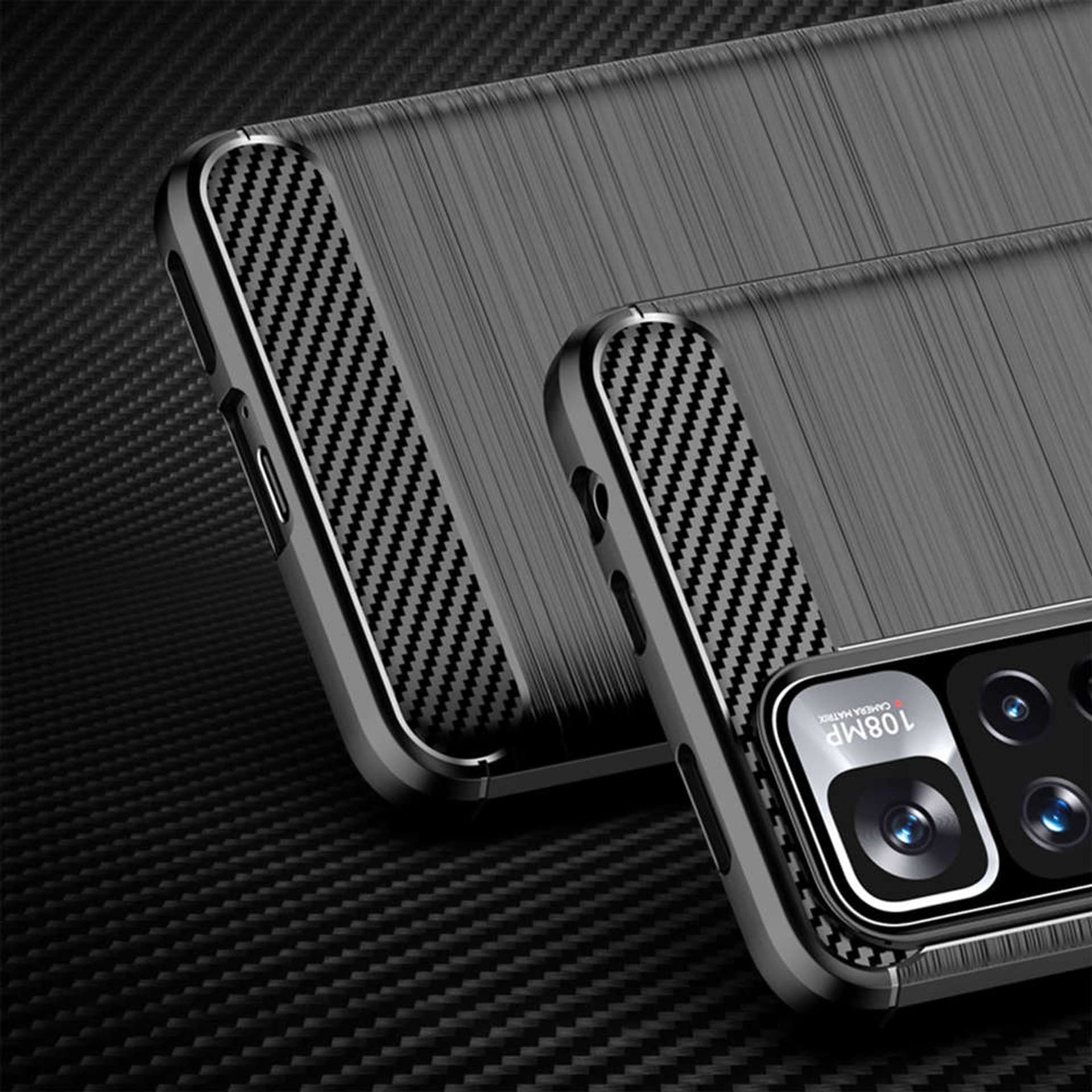 

Etui do Xiaomi Poco X4 NFC 5G Alogy Rugged Armor obudowa TPU Carbon Black