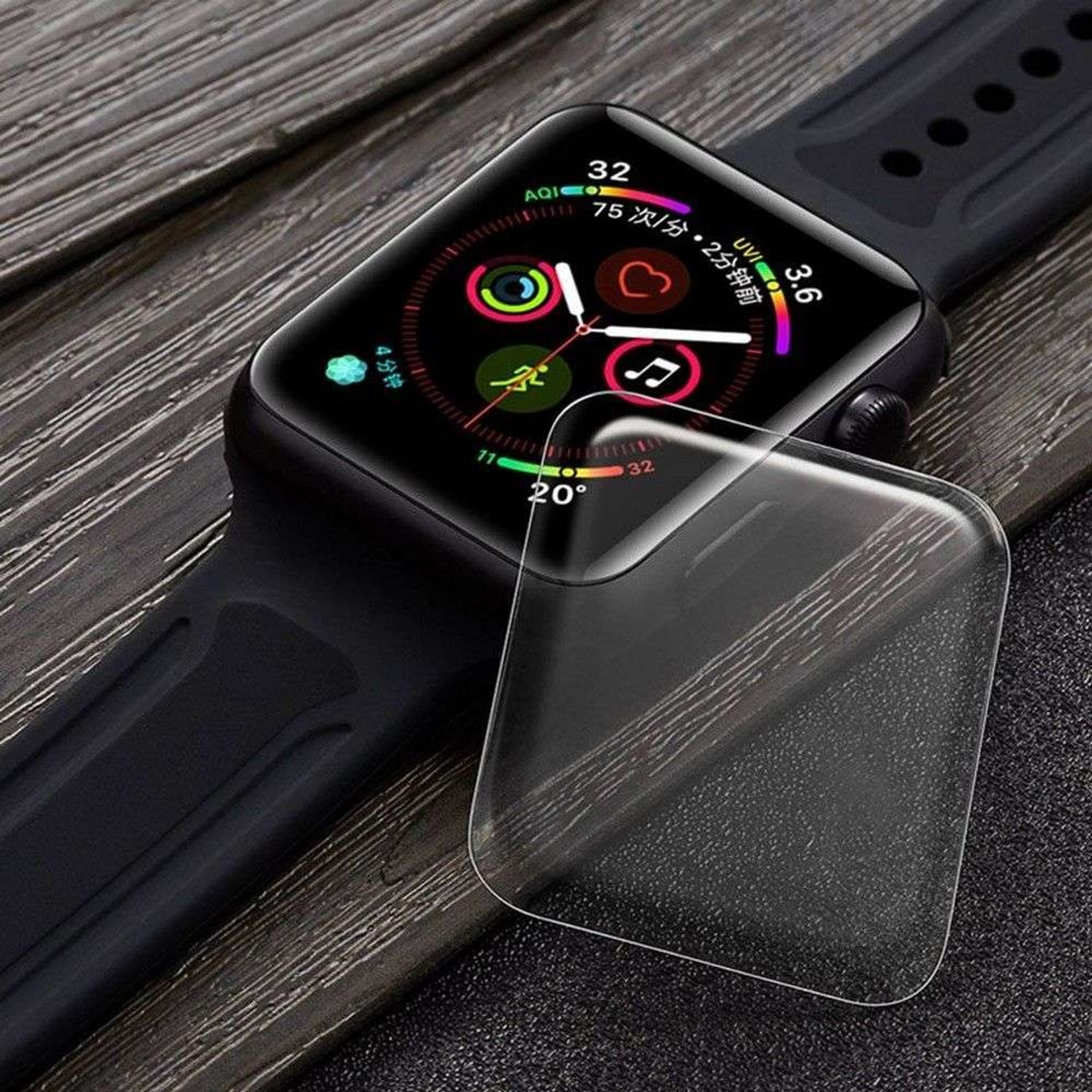 

Szkło hartowane GlasTIFY UVTG+ 2-pack do Apple Watch 7