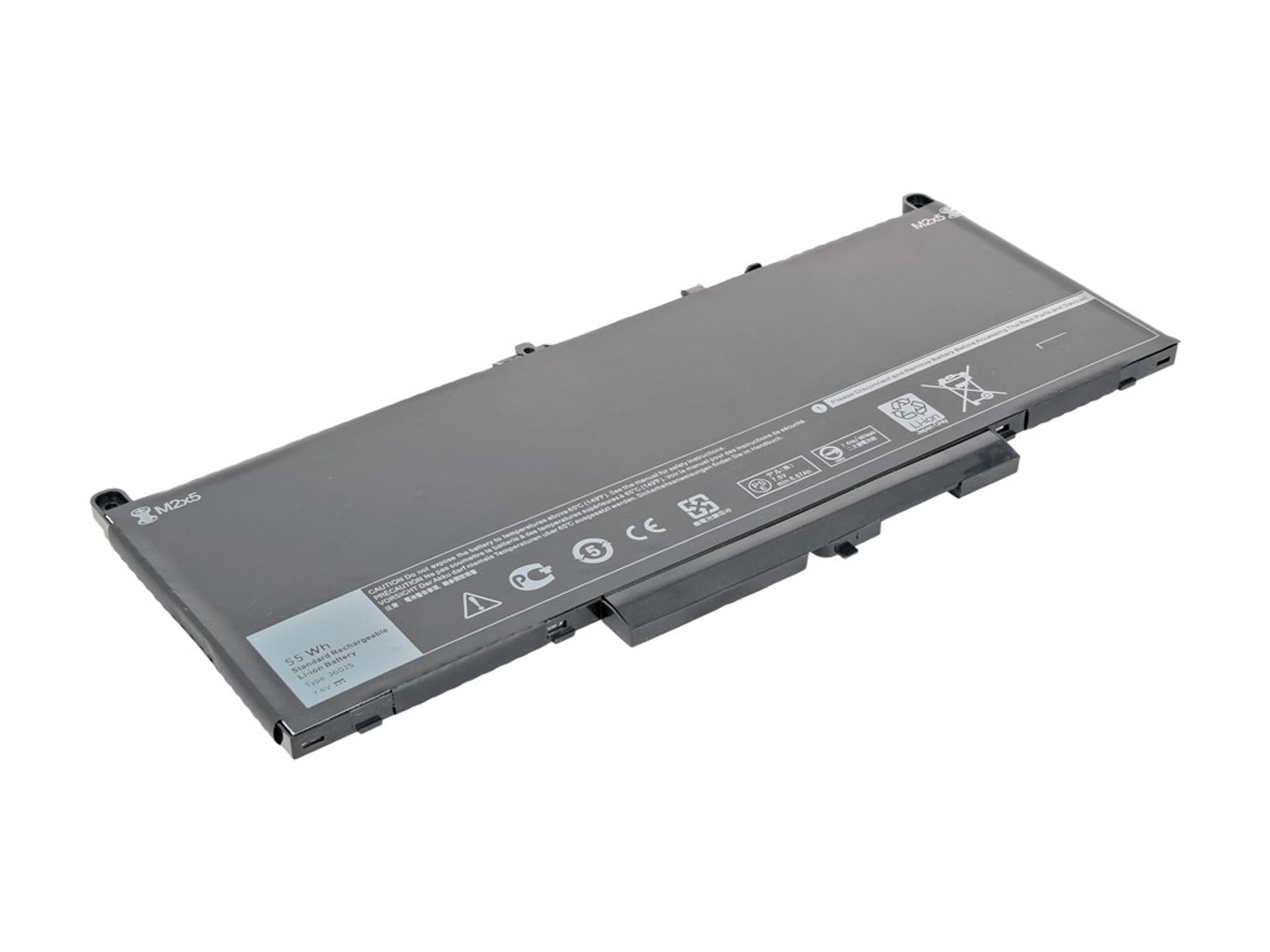 

Bateria do Dell Latitude E7270, E7470 7200 mAh (55 Wh) 7.4 - 7.6 Volt, 55 wh) 7.4 - 7.6 vol