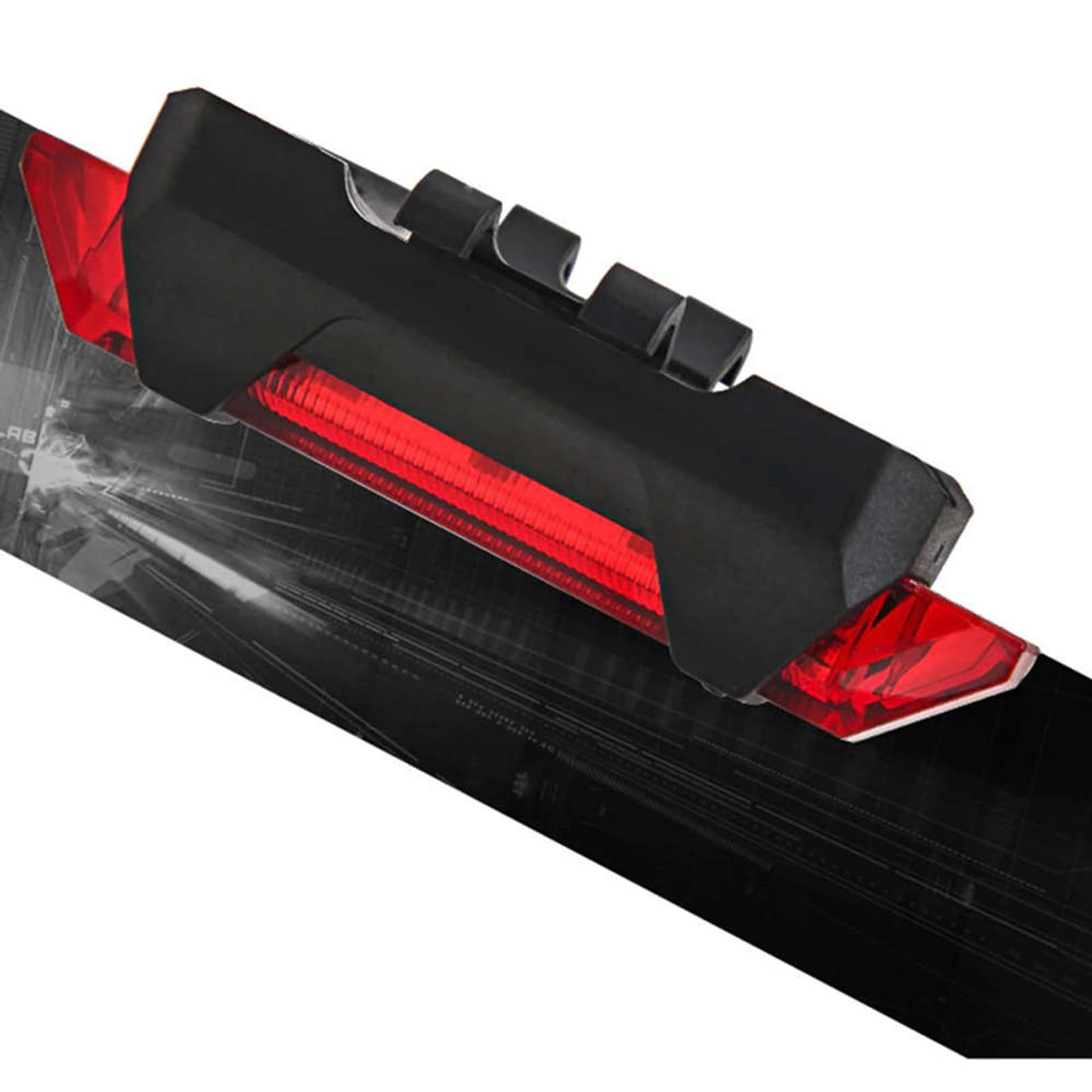 

Tylna lampka rowerowa USB Alogy migające światło na rower oświetlenie na tył Czerwone