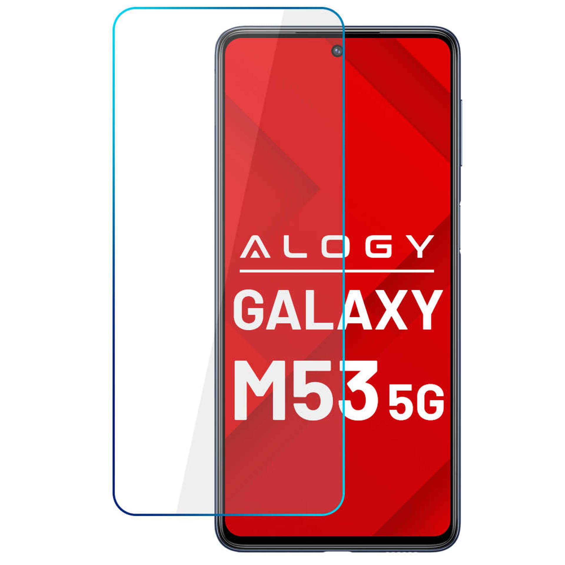 

Szkło hartowane 9H Alogy ochrona na ekran do Samsung Galaxy M53 5G