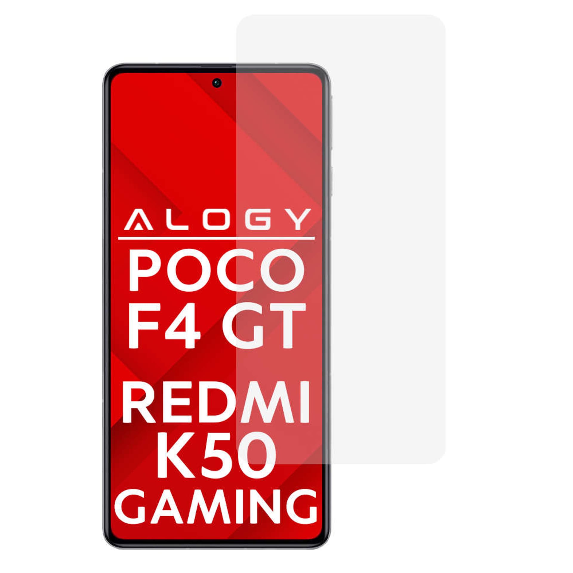 

Szkło hartowane 9H Alogy ochrona na ekran do Xiaomi Poco F4 GT / Redmi K50 Gaming