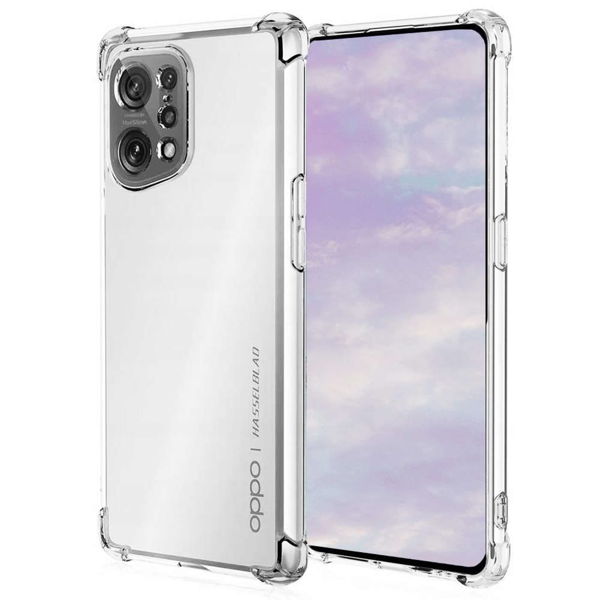 

Etui pancerne ShockProof Alogy do Oppo Find X5 Pro Przezroczyste