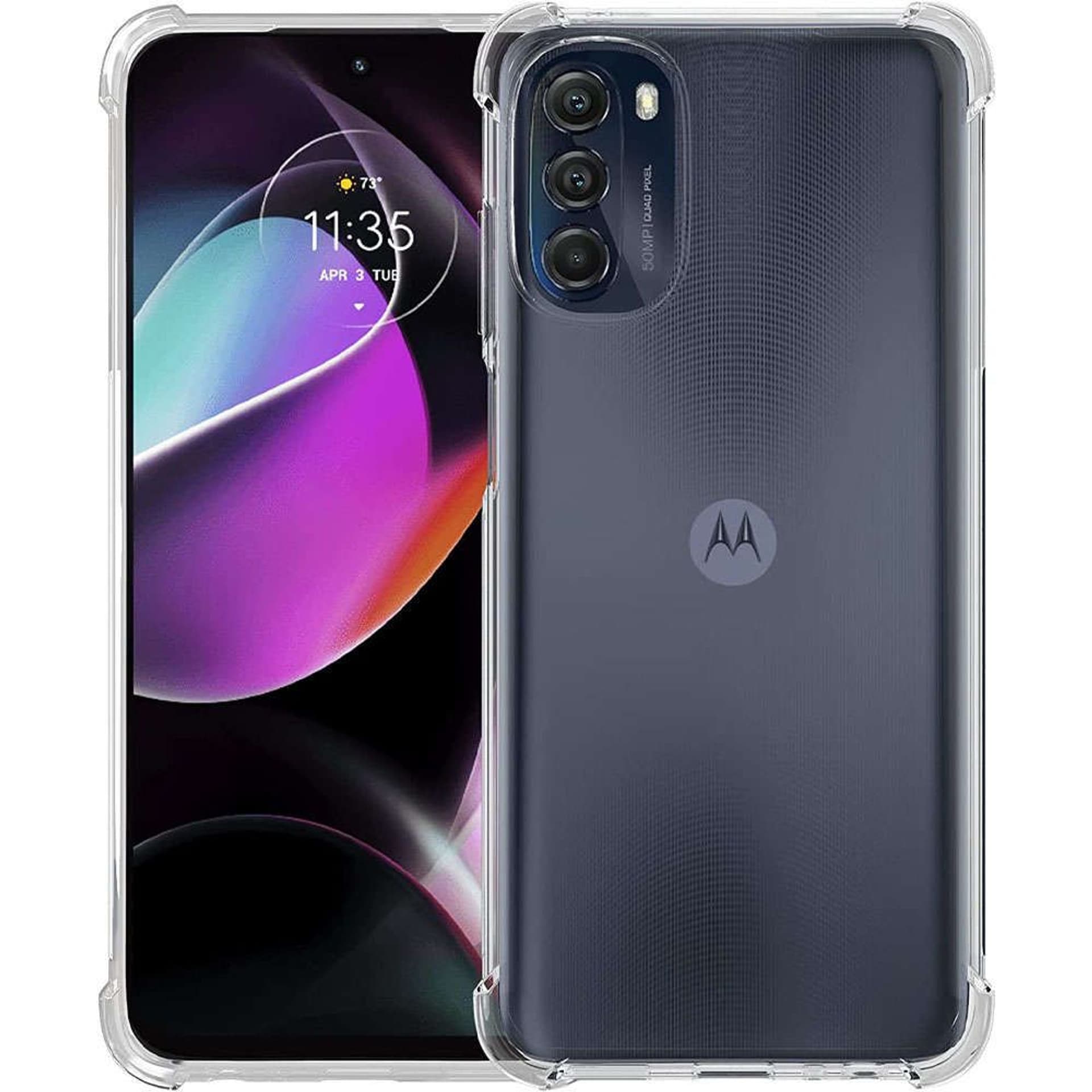 

Etui pancerne ShockProof Alogy do Motorola Moto G 5G 2022 Przezroczyste
