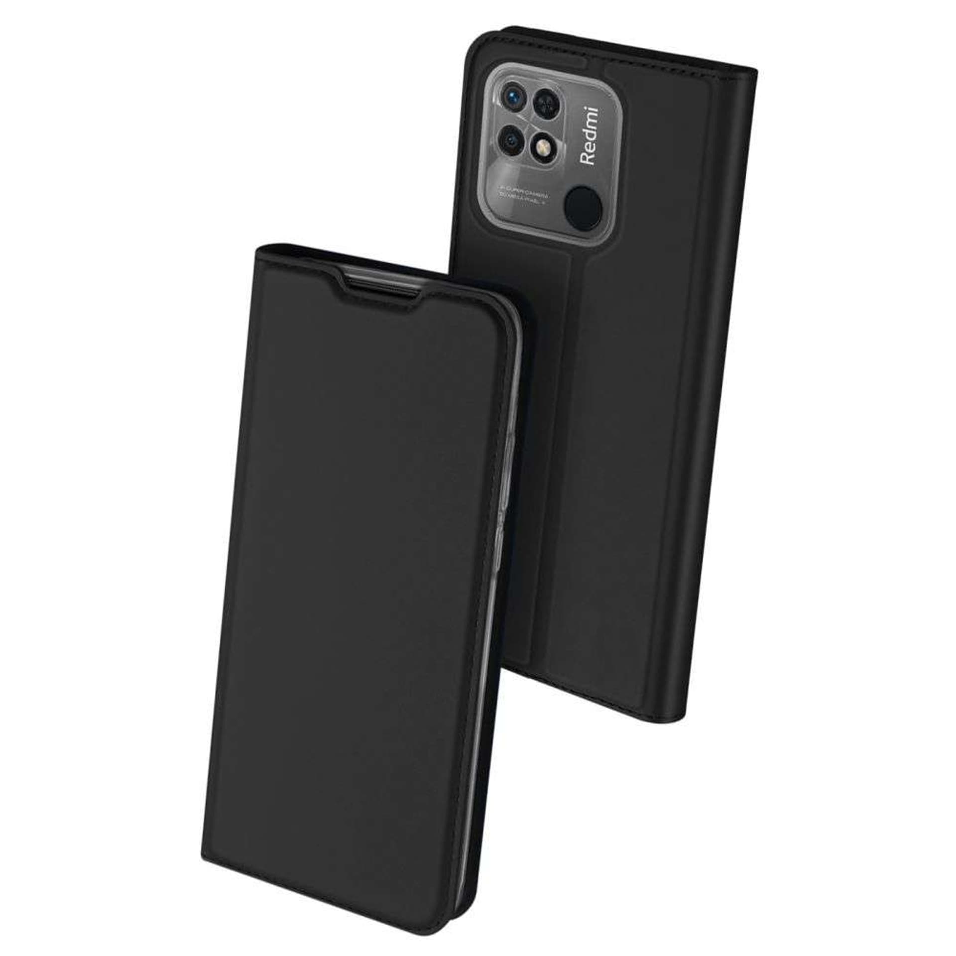 

Etui ochronne z klapką Dux Ducis Skin Pro skórzane do Xiaomi Redmi 10C Czarne