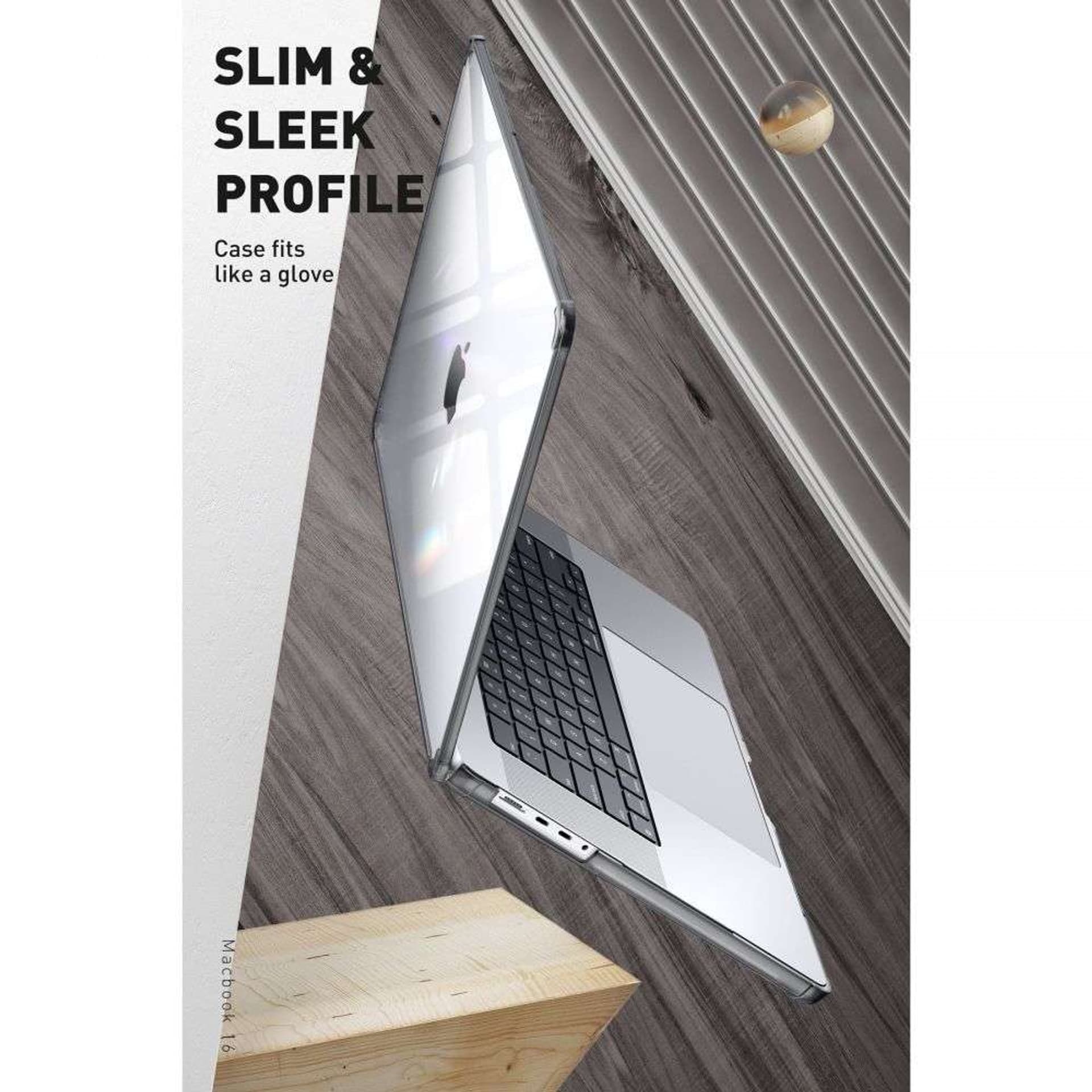 

Etui obudowa Supcase Unicorn Beetle Clear do Apple Macbook Pro 16 2021 Black