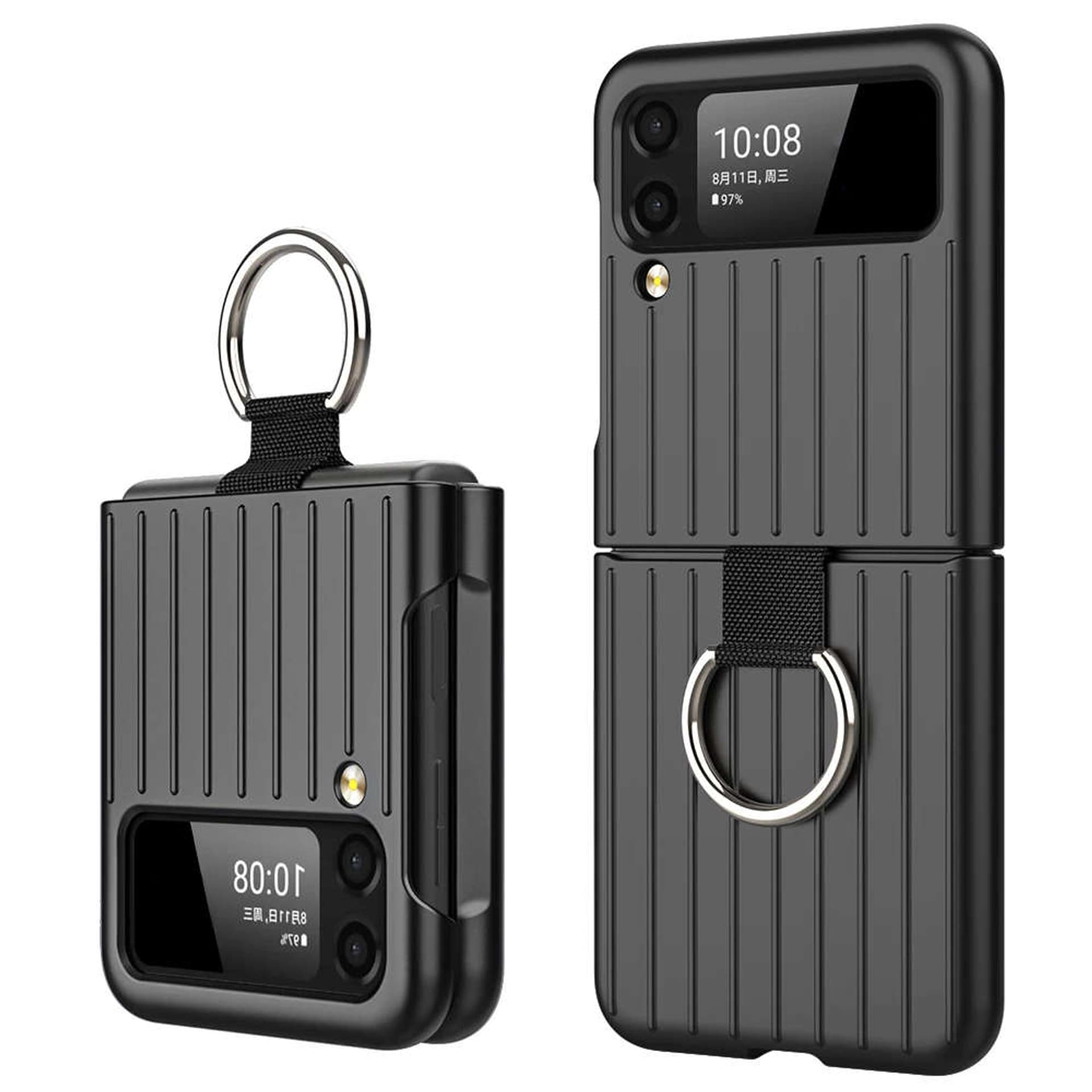 

Etui pancerne Alogy Flip Ring Case holder uchwyt do Samsung Galaxy Z Flip 3 5G