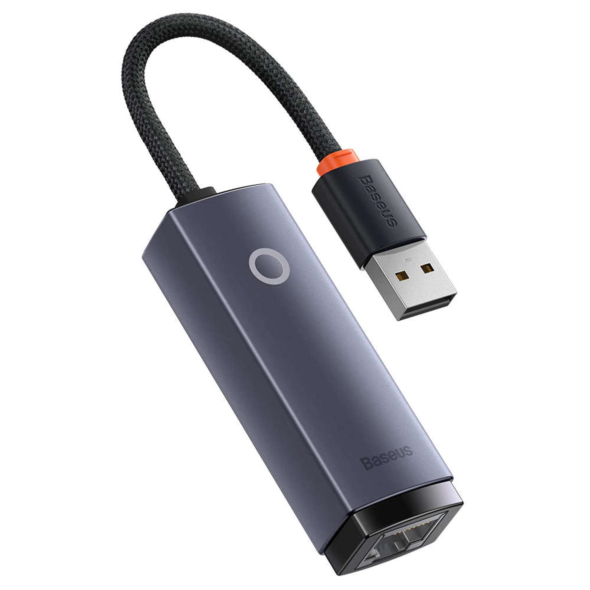 

Adapter karta sieciowa LAN Baseus Erhernet przejściówka USB-A do RJ45 100Mbps