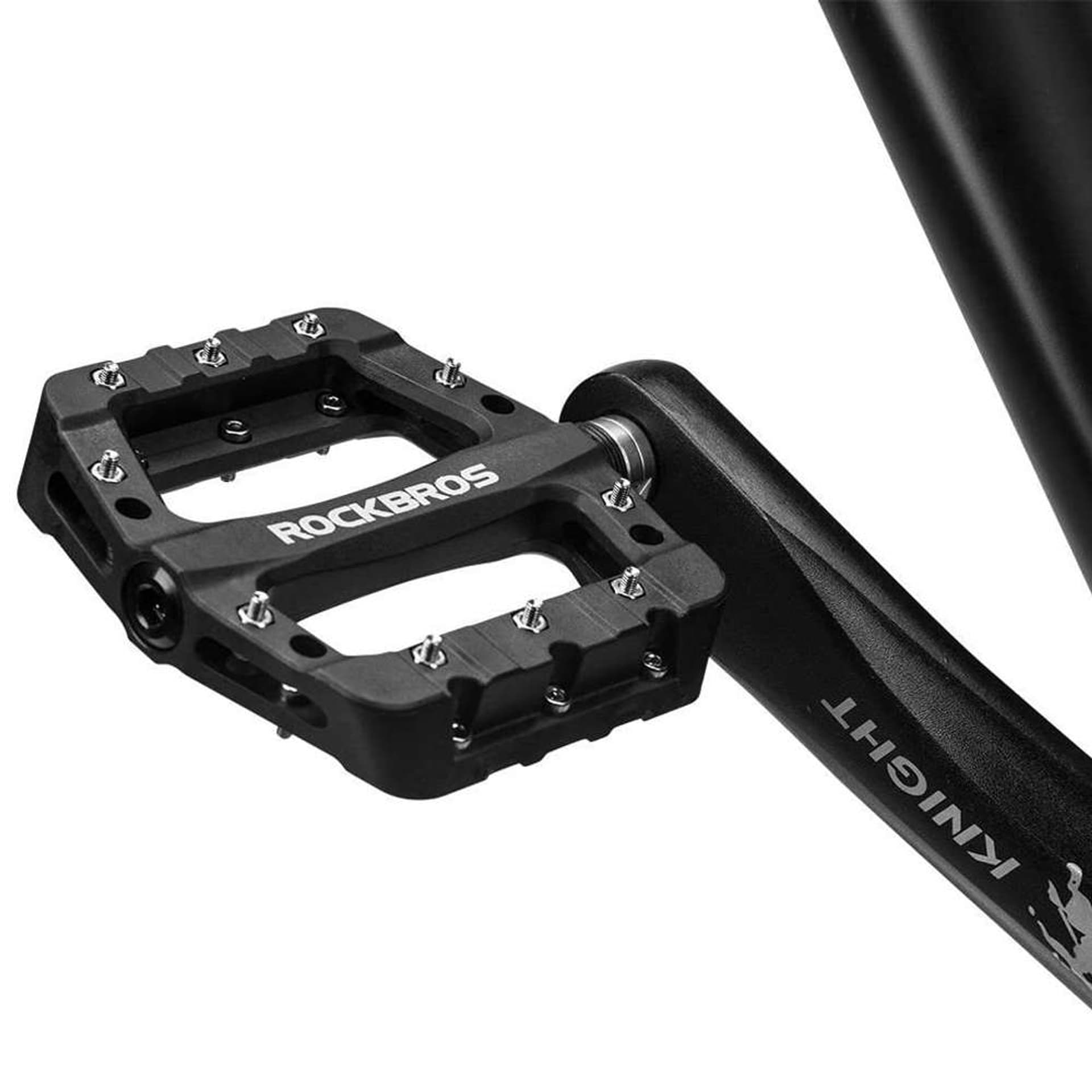 

Pedały rowerowe RockBros 2017-12CBK platformowe nylon Czarne