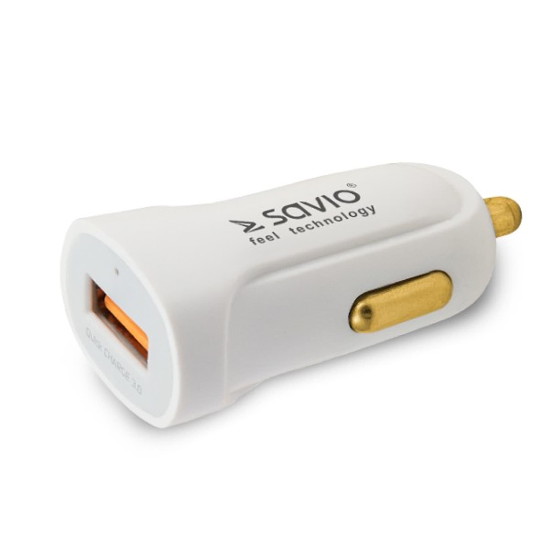 

Ładowarka samochodowa Quick Charge 3.0 Savio SA-05/W 3A, 1xUSB