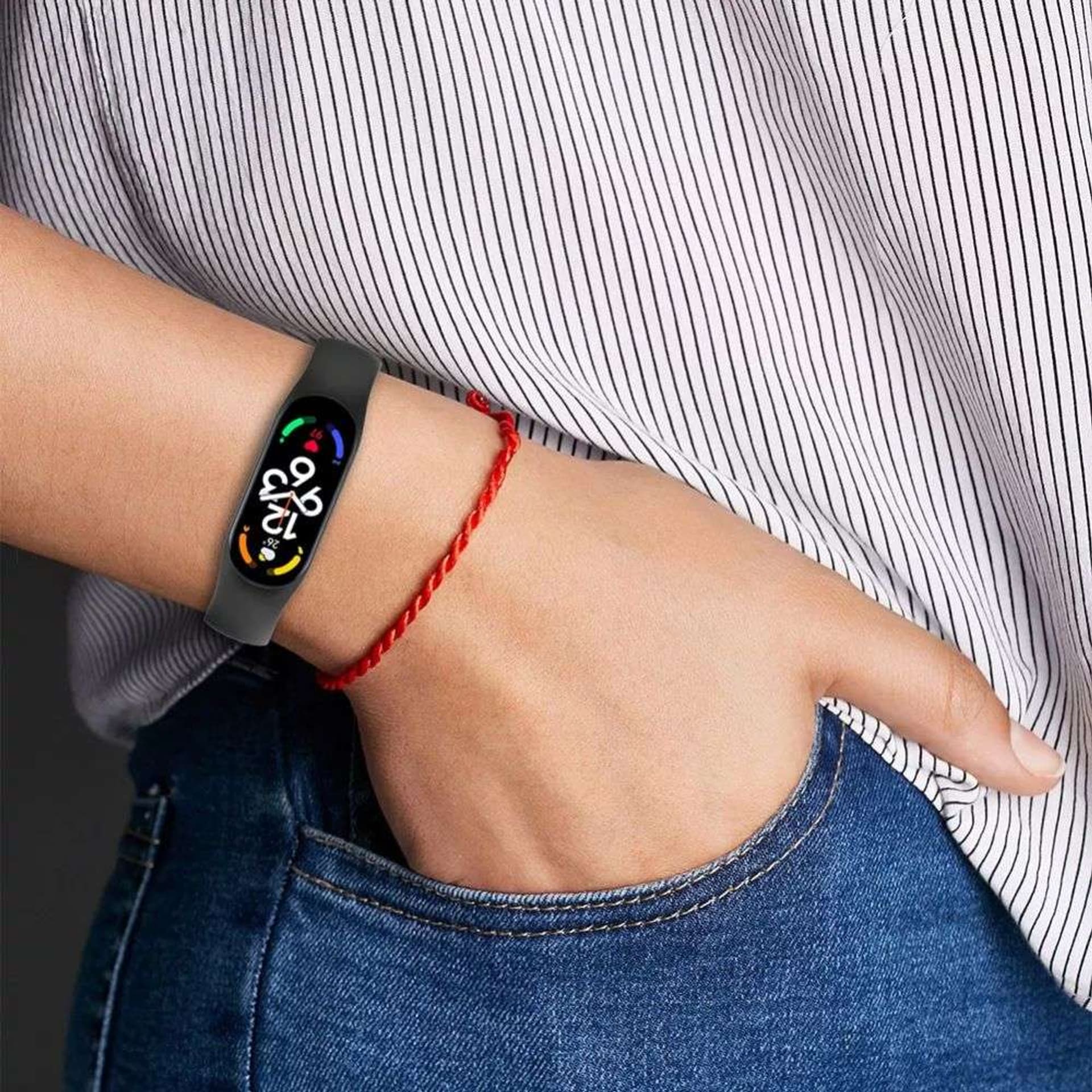 

Pasek opaska sportowa IconBand do Xiaomi Mi Smart Band 5 / 6 / 6 NFC / 7 Orange