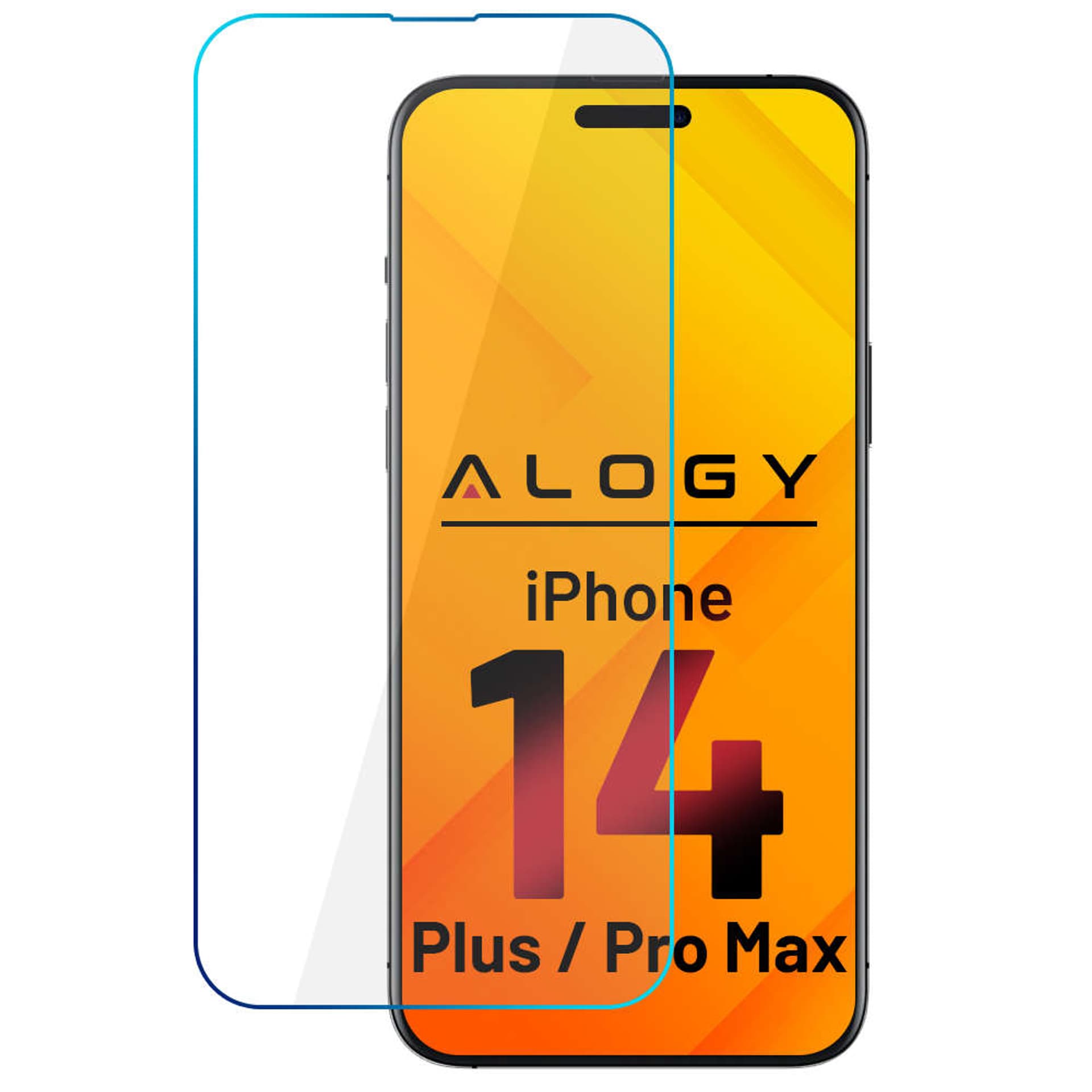 

Szkło hartowane 9H Alogy ochrona na ekran do Apple iPhone 14 Plus / 14 Pro Max