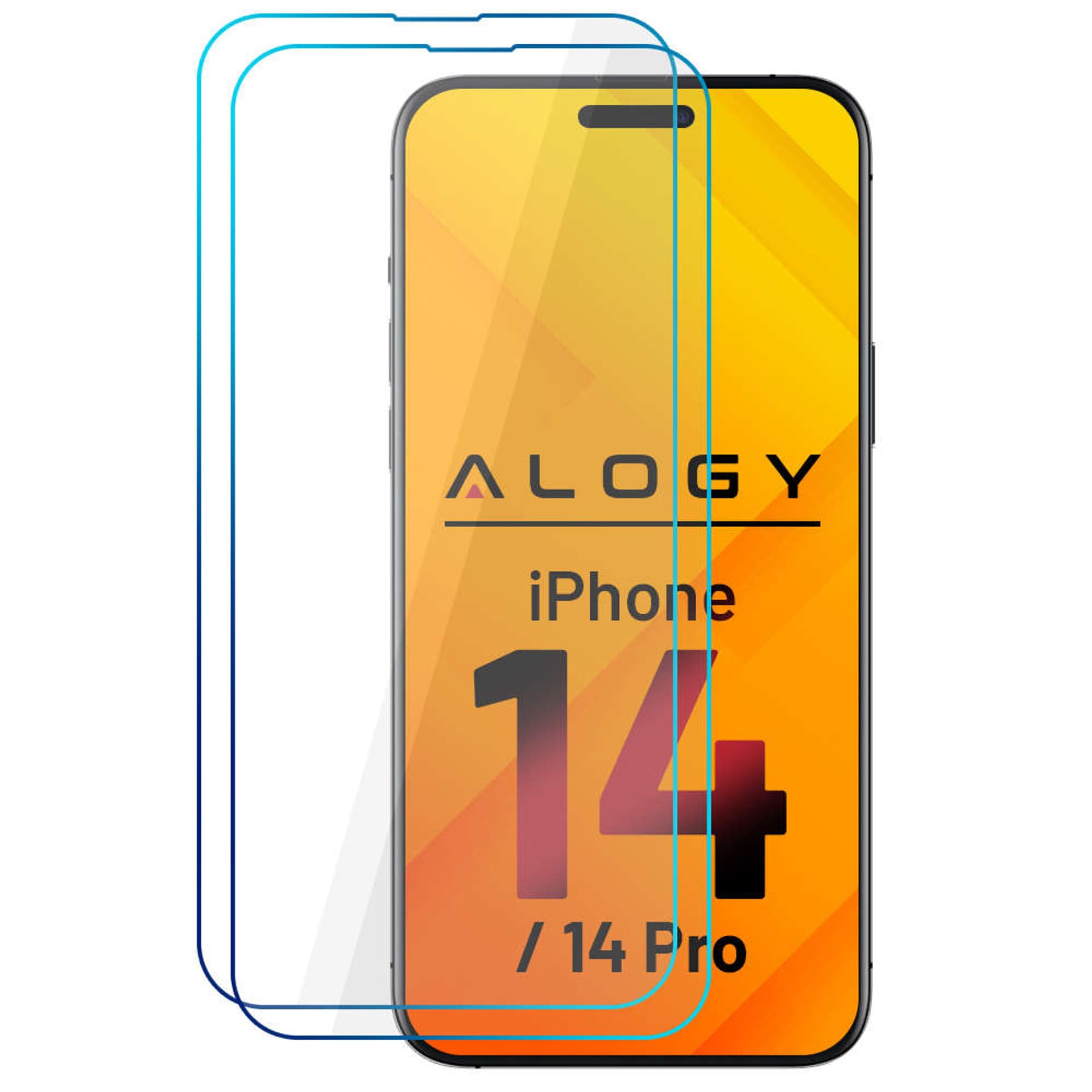 

2x Szkło hartowane 9H Alogy ochrona na ekran do Apple iPhone 14/ 14 Pro