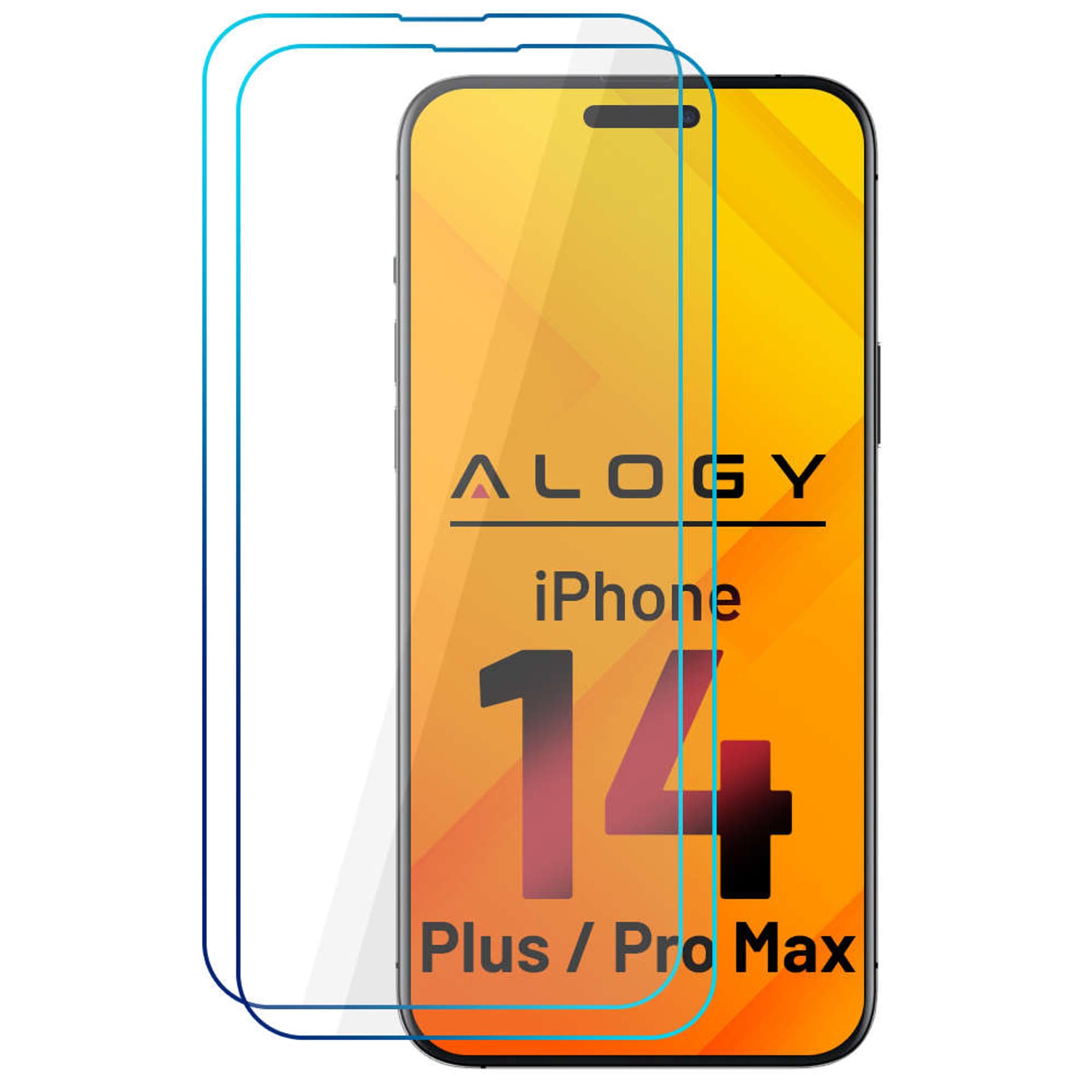 

2x Szkło hartowane 9H Alogy ochrona na ekran do Apple iPhone 14 Plus/ 14 Pro Max