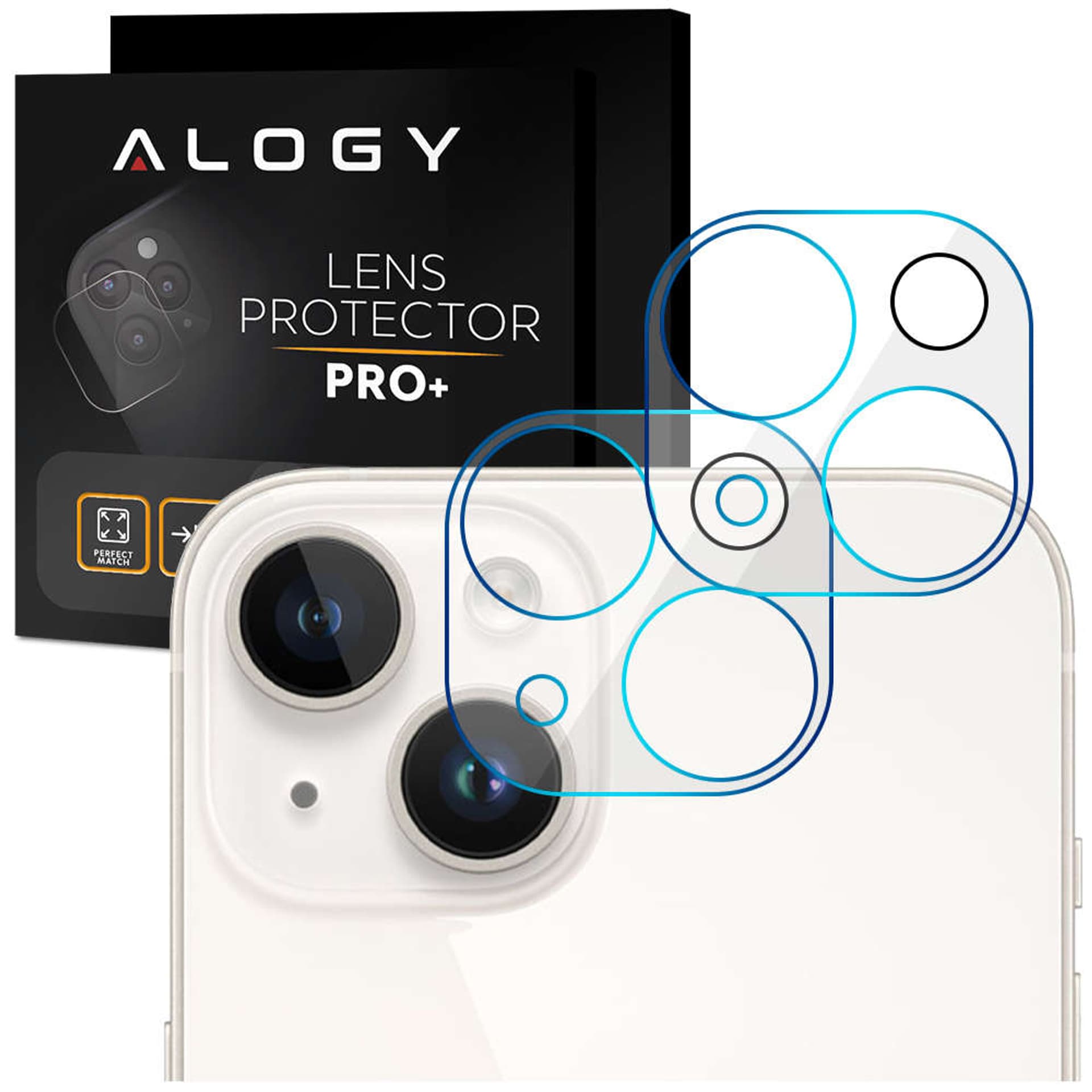 

2x Szkło ochronne Alogy na obiektyw aparat lens do Apple iPhone 14/ 14 Plus