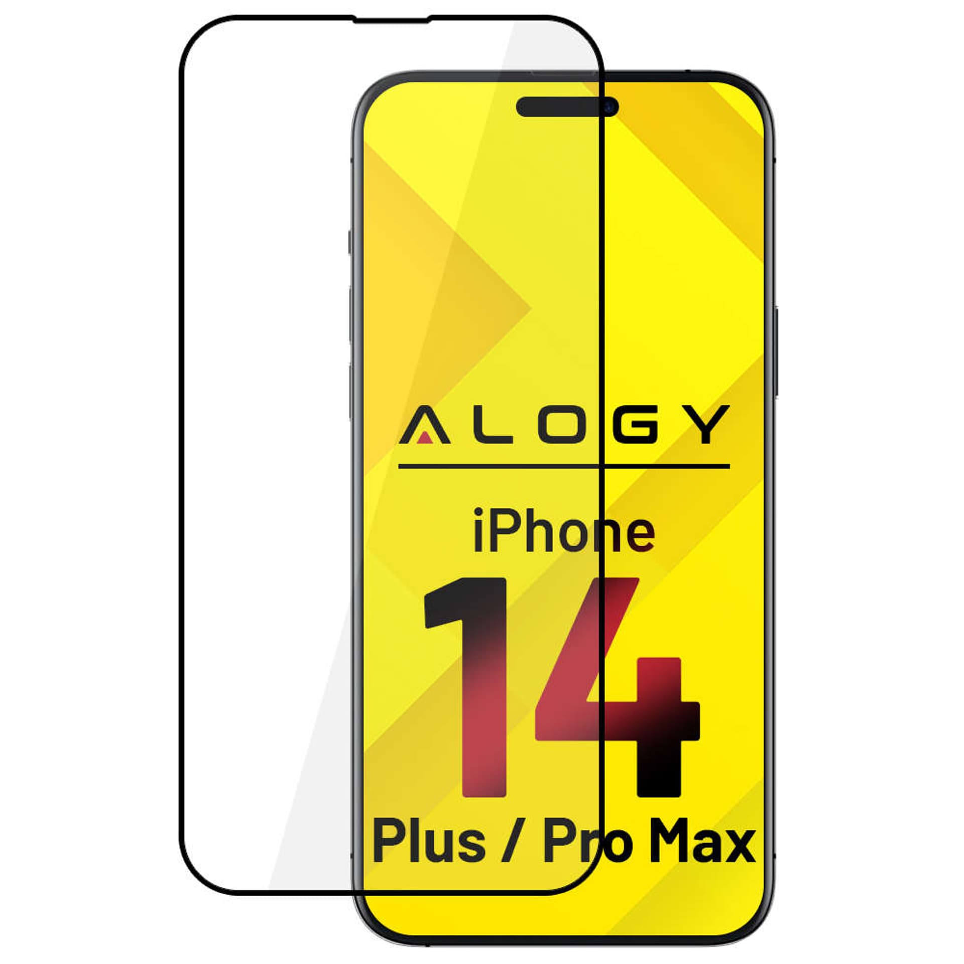 

Szkło hartowane 9H Alogy Full Glue do etui case friendly do Apple iPhone 14 Plus / 14 Pro Max