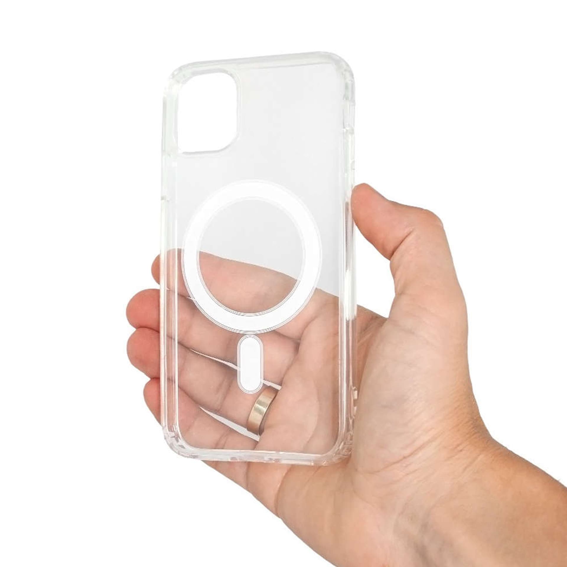 

Etui do MagSafe Alogy Ultra Slim Mag do ładowarek Qi do iPhone 13 Pro Max Przezroczyste