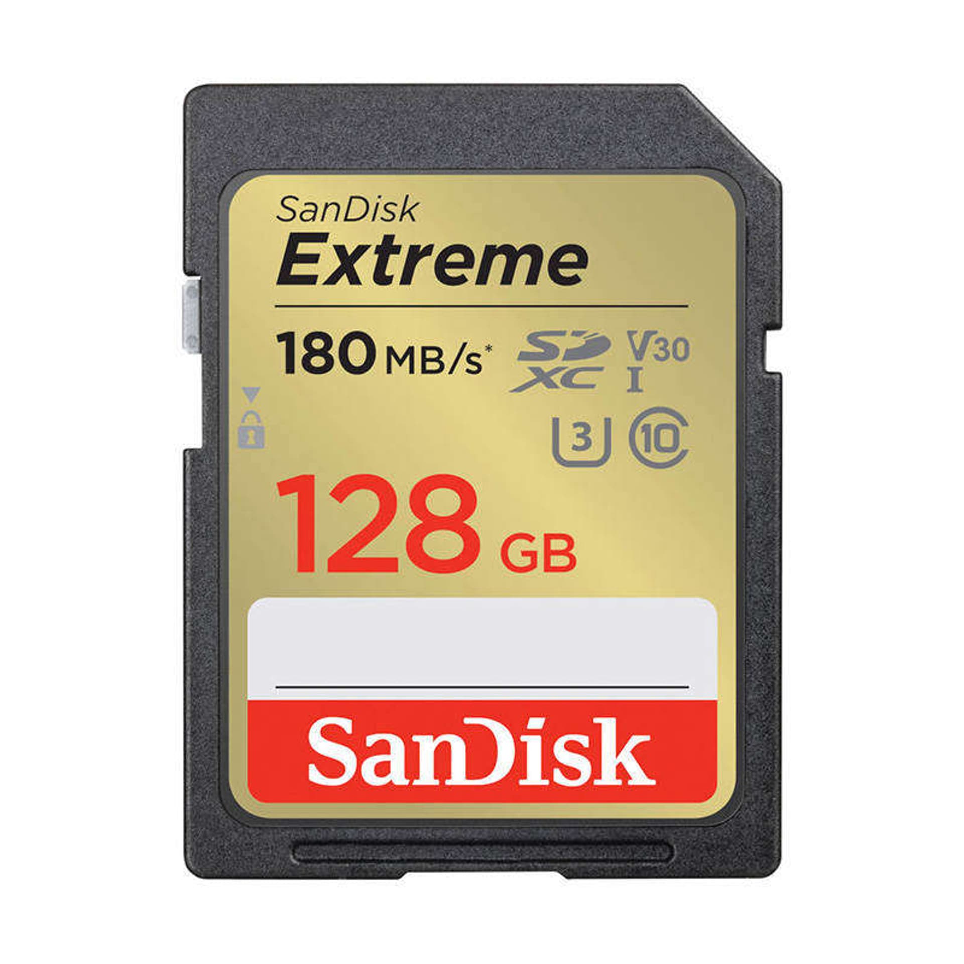 

SANDISK EXTREME SDXC 128GB 180/90 MB/s A2