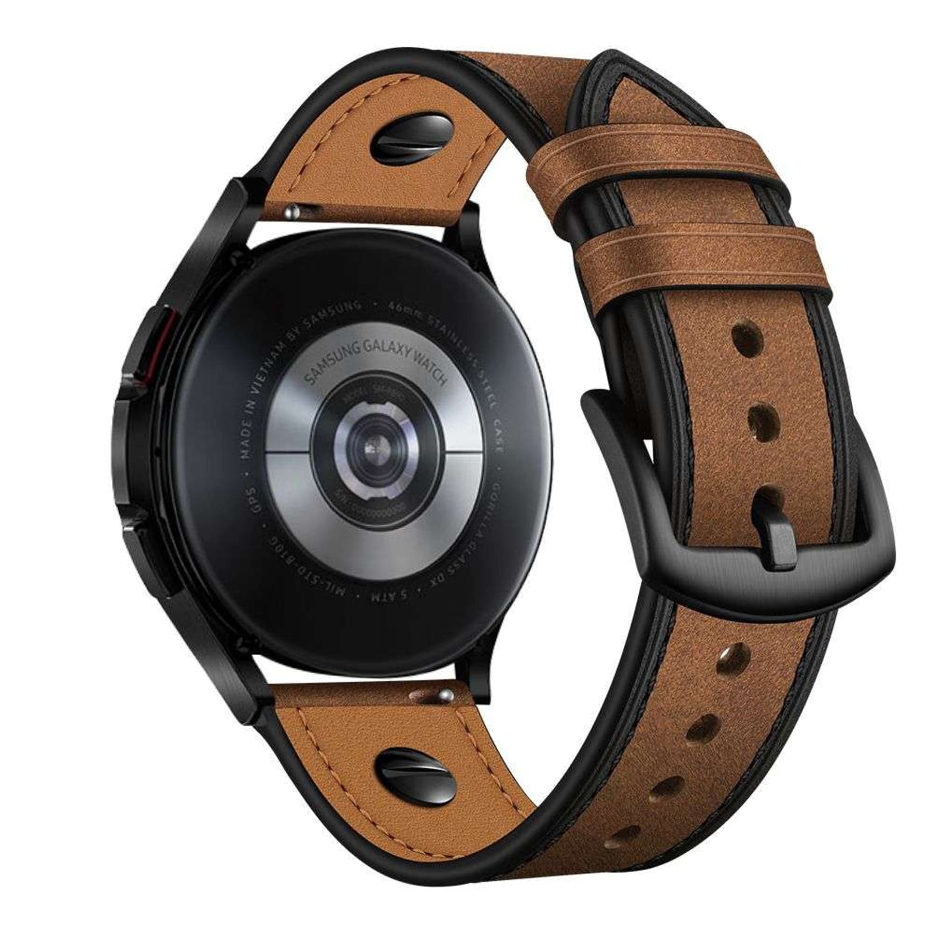 

Pasek ScrewBand do Samsung Galaxy Watch 4 / 5 / 5 PRO (40 / 42 / 44 / 45 / 46 mm) Brown, 40 / 42 / 44 / 45 / 46 mm) brow