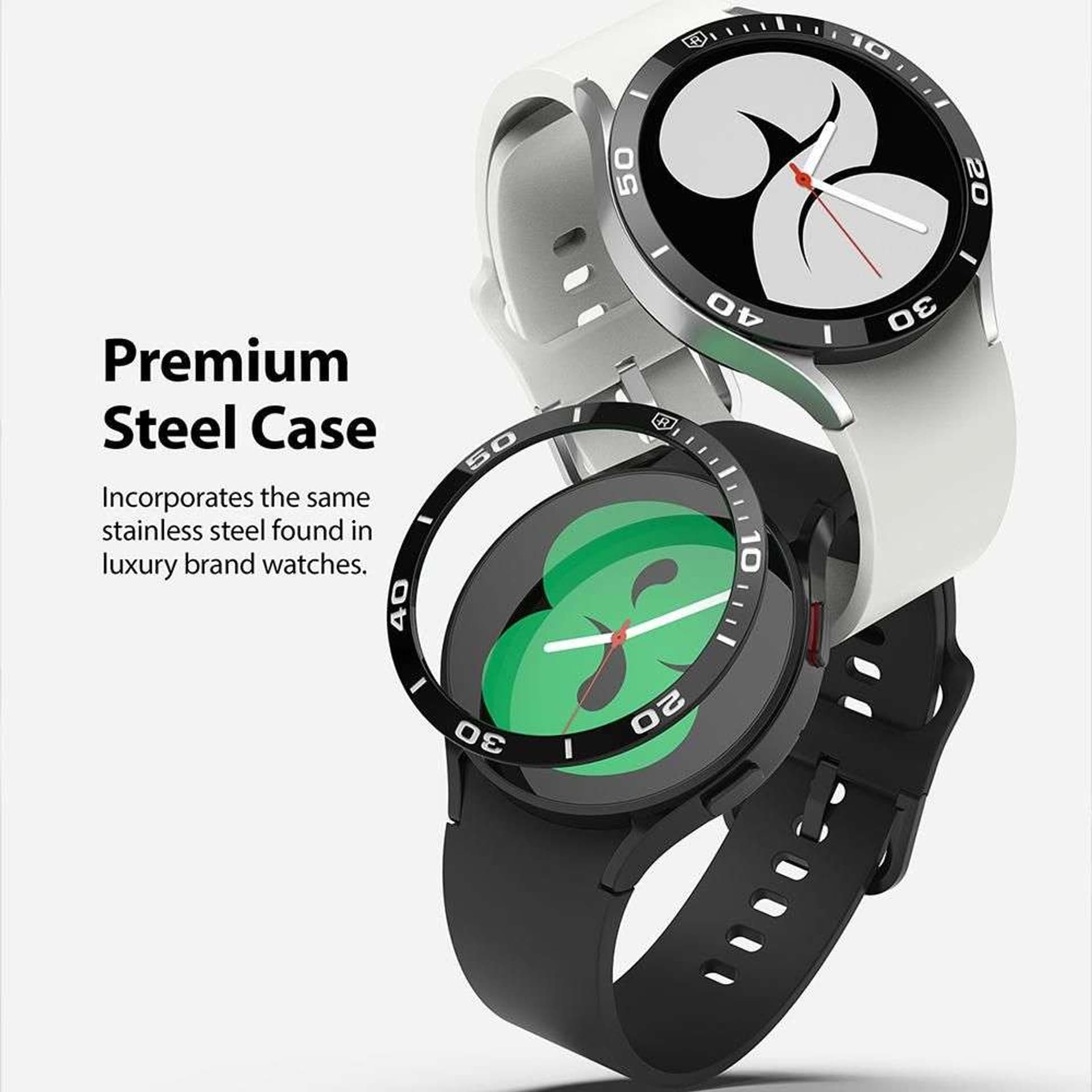 

Nakładka Ringke Bezel Styling do Samsung Galaxy Watch 4 / 5 40 mm Stainless Silver