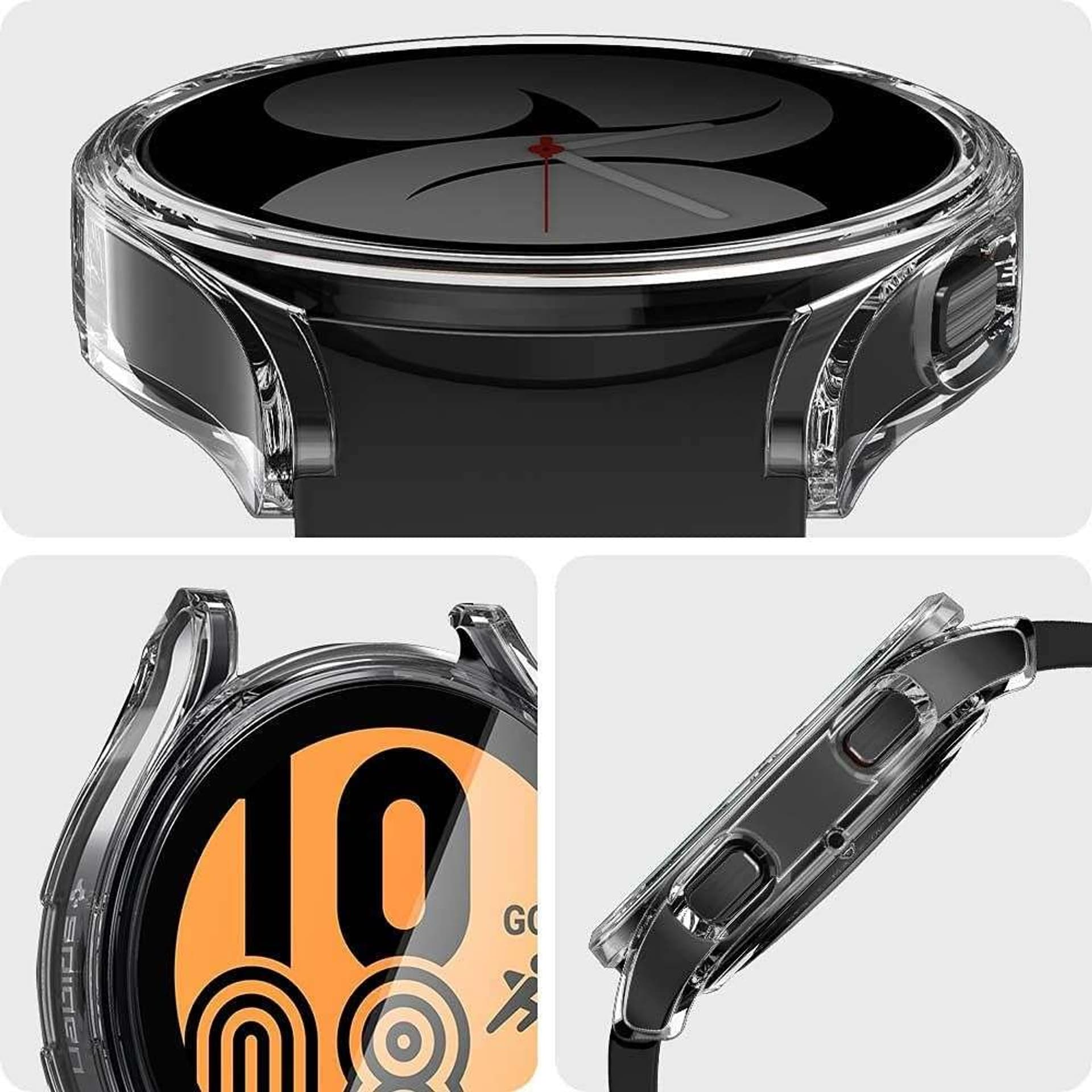 

Etui ochronne Spigen Ultra Hybrid do Samsung Galaxy Watch 4 / 5 (44 mm) Crystal Clear, 44 mm) crystal clea