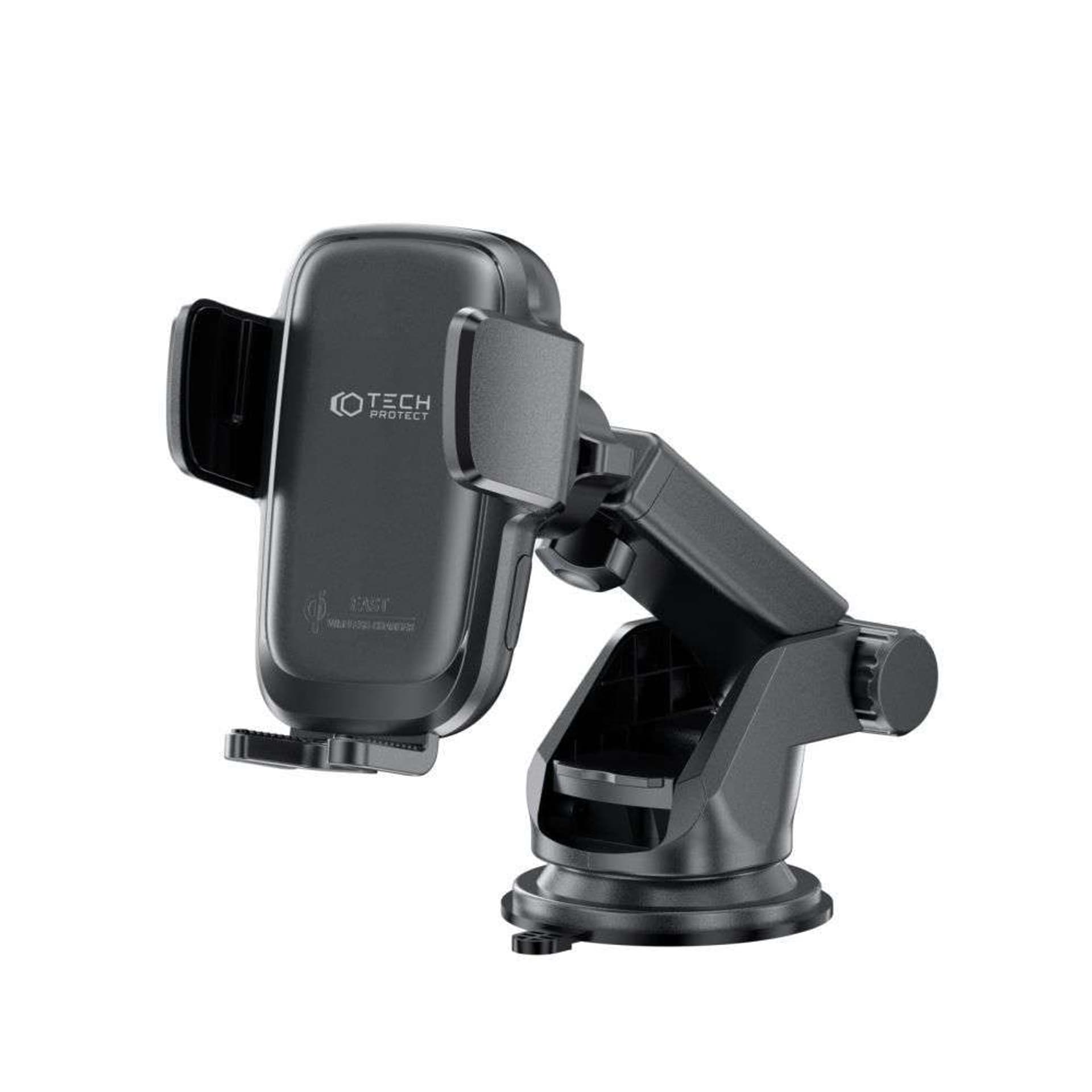 

Uchwyt samochodowy X05 z ładowaniem QI na deskę rozdzielczą szybę Dashboard Car Mount Wireless Charger 15W do auta Black