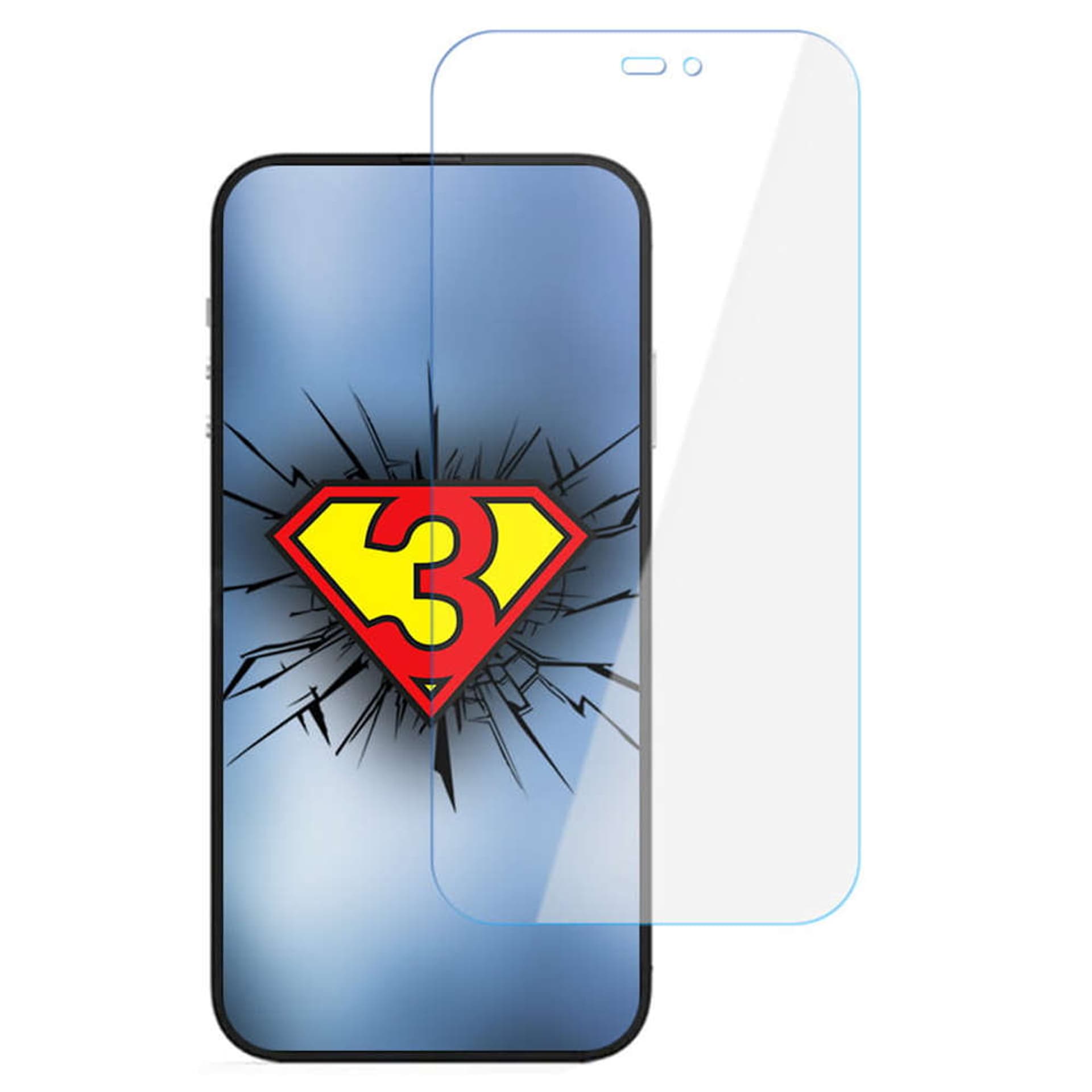

Szkło hartowane 9H 3mk HardGlass do Apple iPhone 14/ 14 Pro