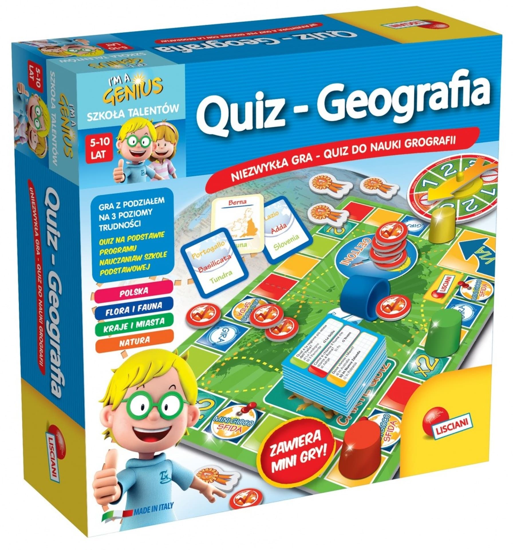

Gra Im A Genius - Quiz Geografia