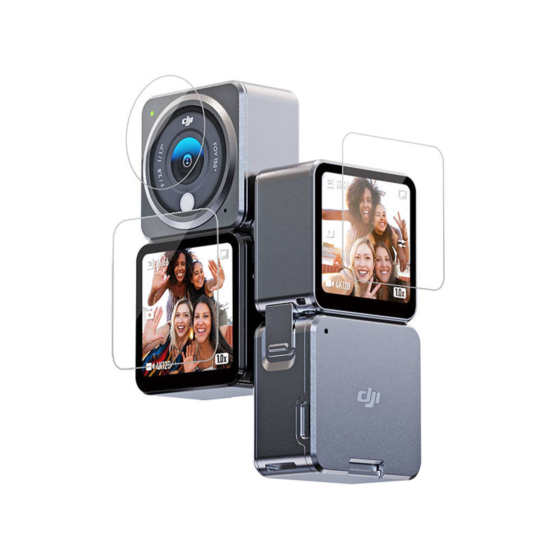 

Folia ochronna na ekran i obiektyw Telesin dla DJI Action 2 Dual Screen Combo (OA-FLM-004)