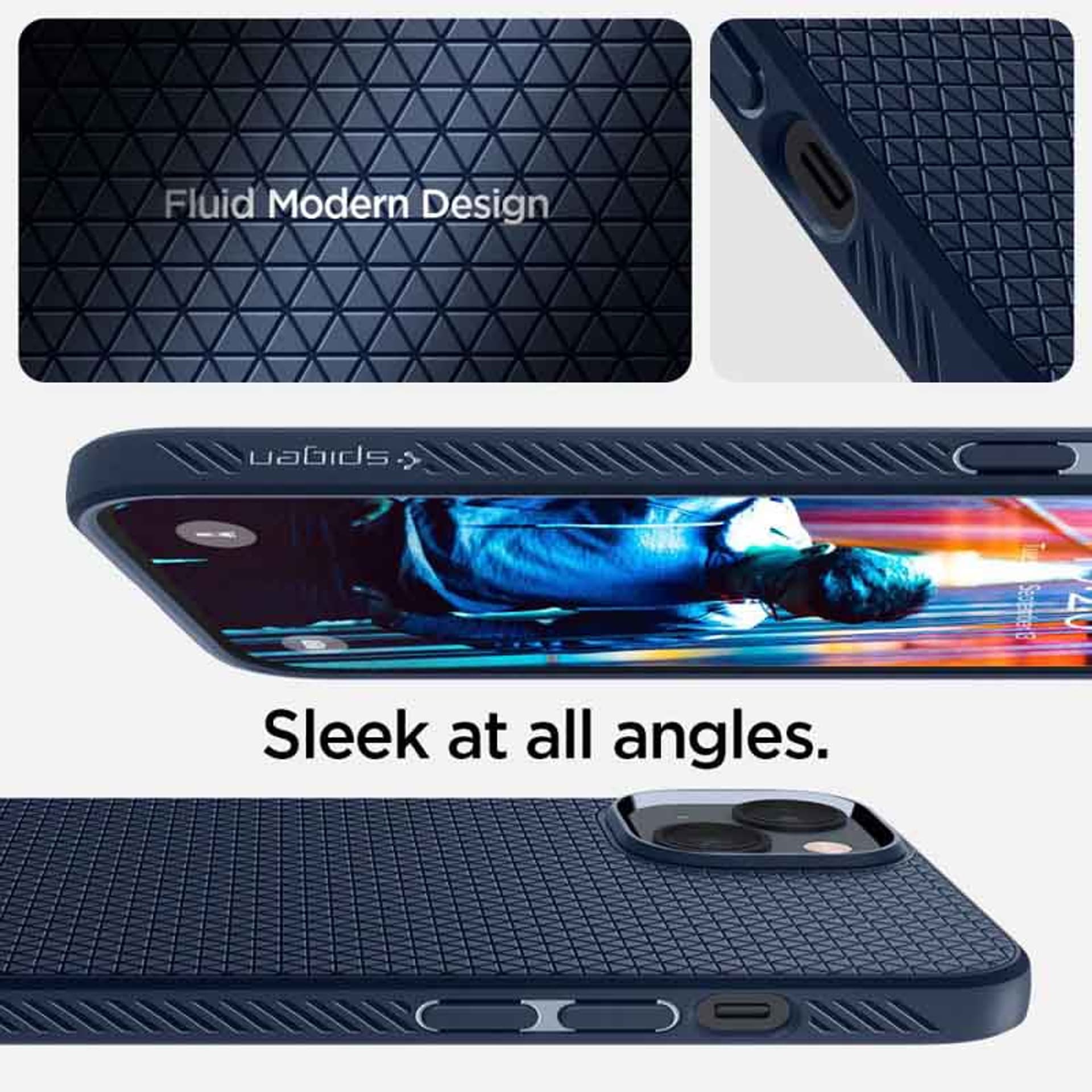

Spigen Liquid Air iPhone 14 granatowy/navy blue ACS05038