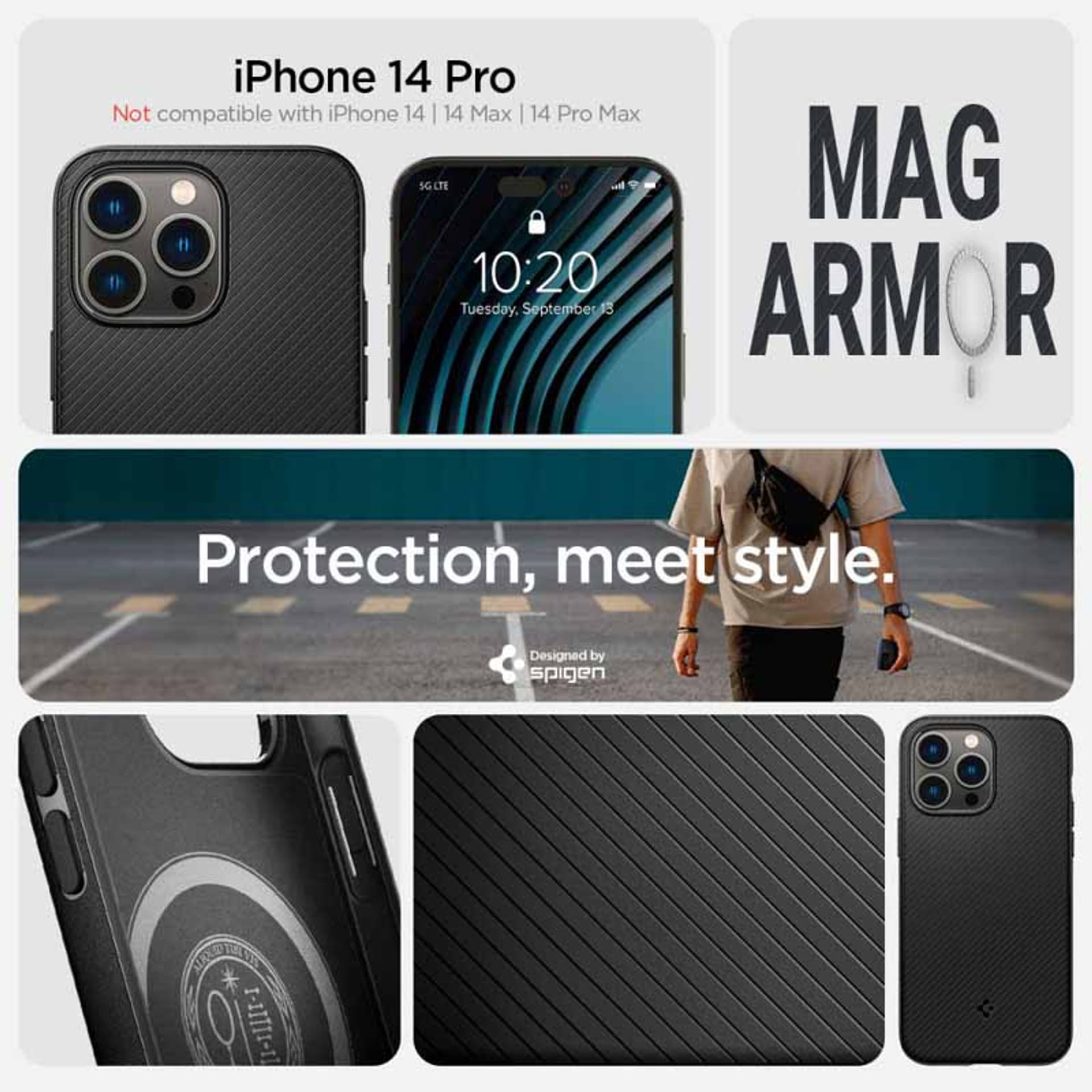 

Spigen Mag Armor – Etui do Apple iPhone 14 Pro (Czarny)