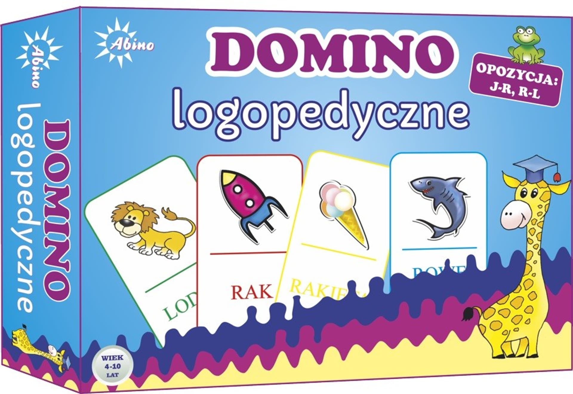 

Gra Domino logopedyczne J-R R-L