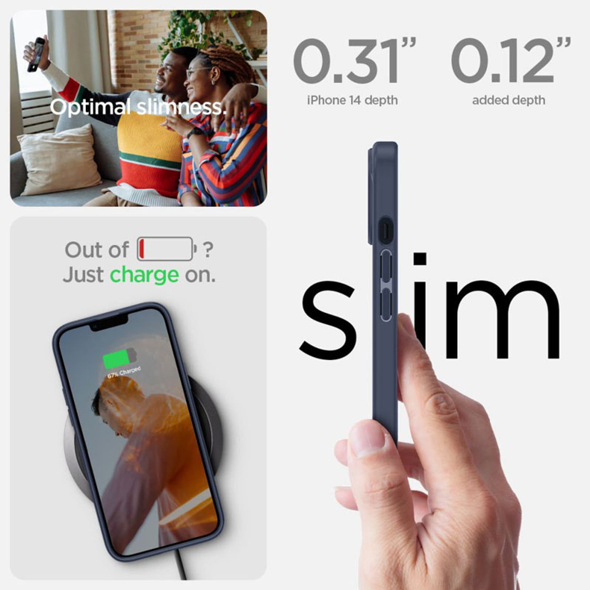 

Spigen Ultra Hybrid - Etui do Apple iPhone 14 Plus (Granatowy)