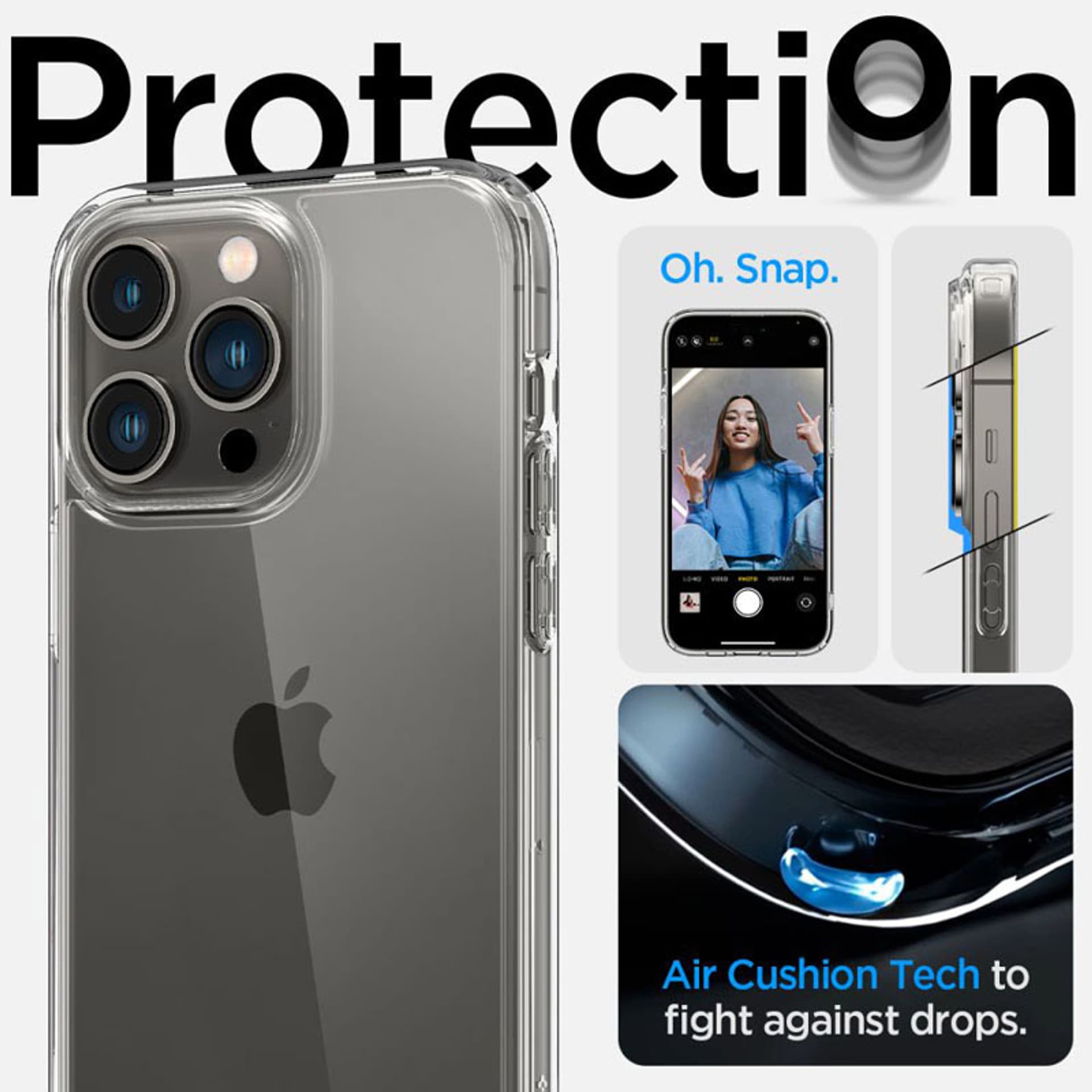 

Spigen Ultra Hybrid iPhone 14 Pro Max przezroczysty/crystal clear ACS04816