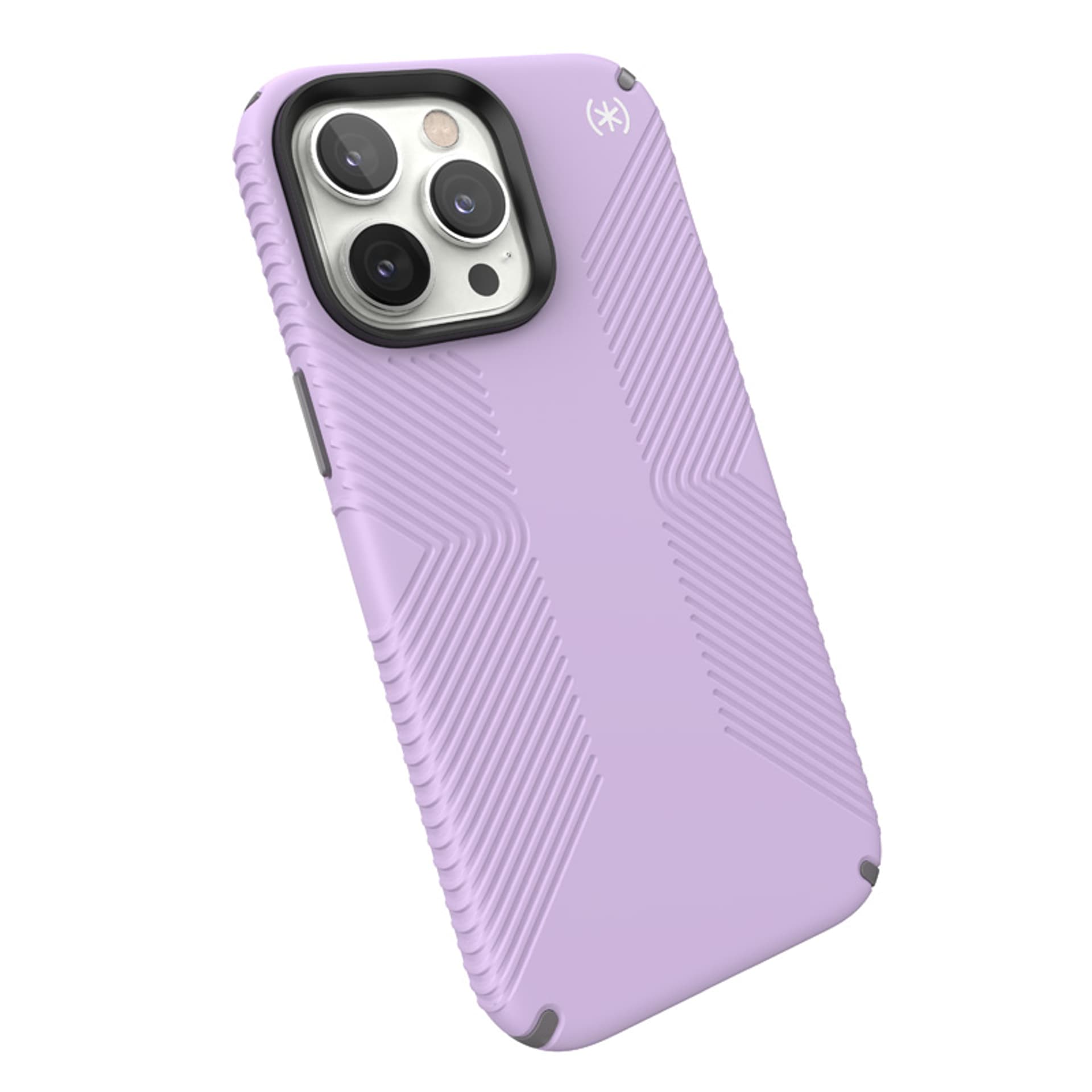 

Speck Presidio2 Grip - Antypoślizgowe etui iPhone 14 Pro Max (Spring Purple / Cloudygrey / White)