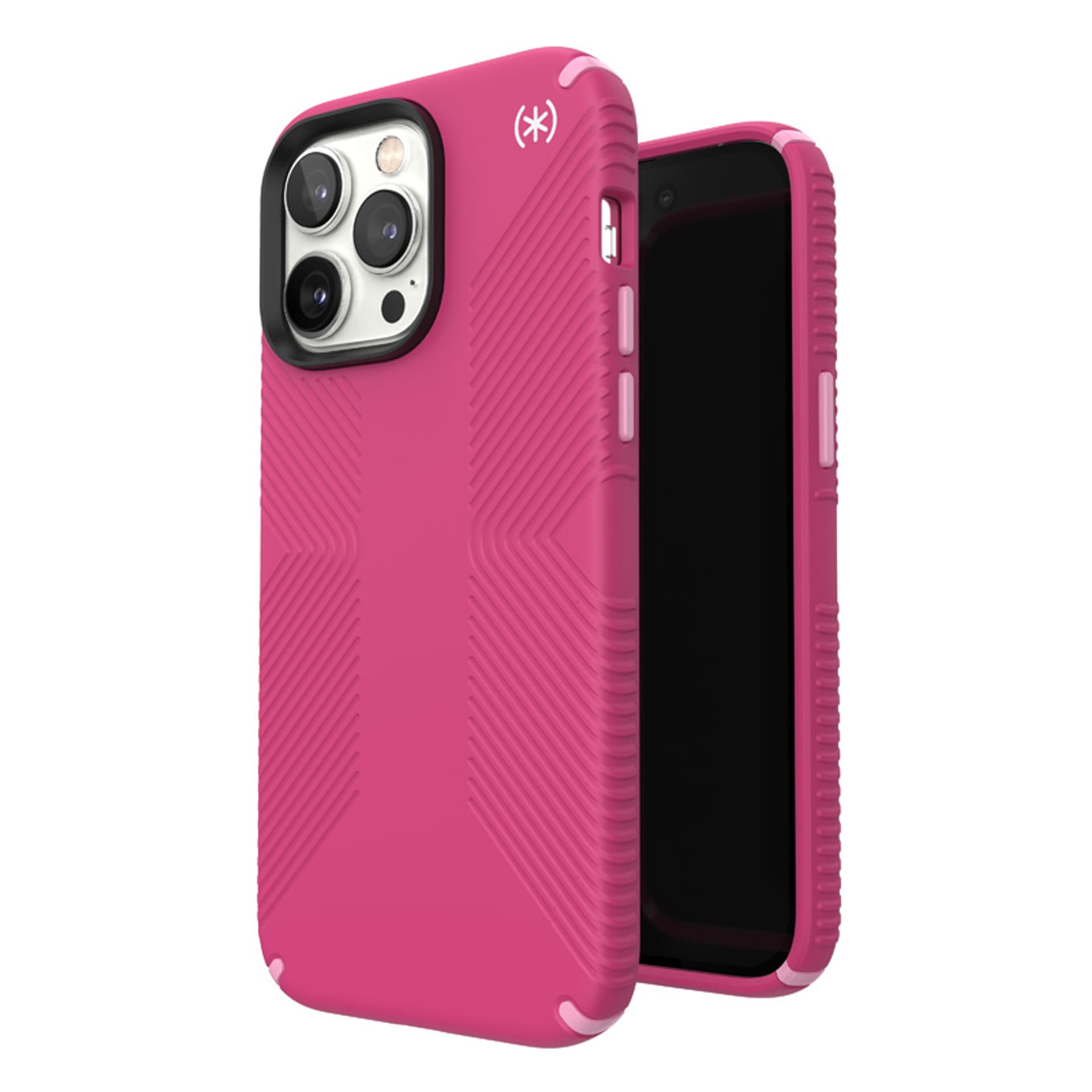 

Speck Presidio2 Grip MagSafe - Antypoślizgowe etui iPhone 14 Pro Max (Digitalpink / Blossompink / White)