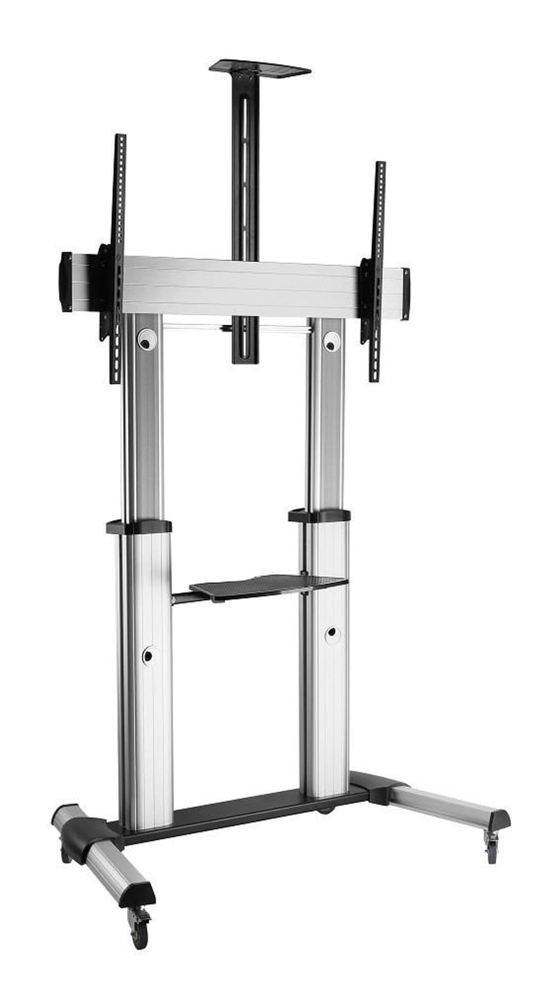 

Stojak mobilny do dużych TV LCD/LED 60-100 cali 100kg VESA 2 półki