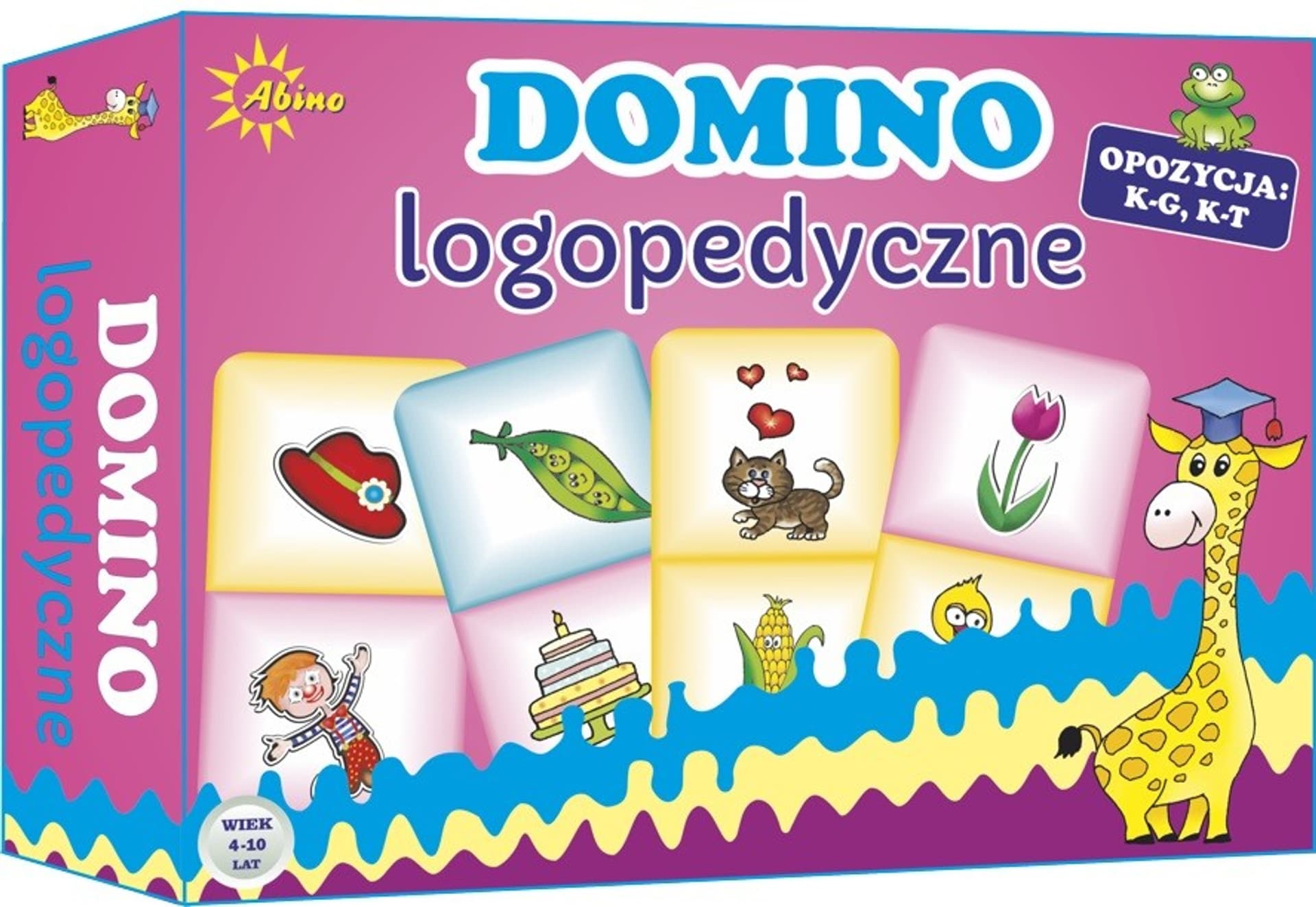 

Gra Domino Logopedyczne K-G K-T