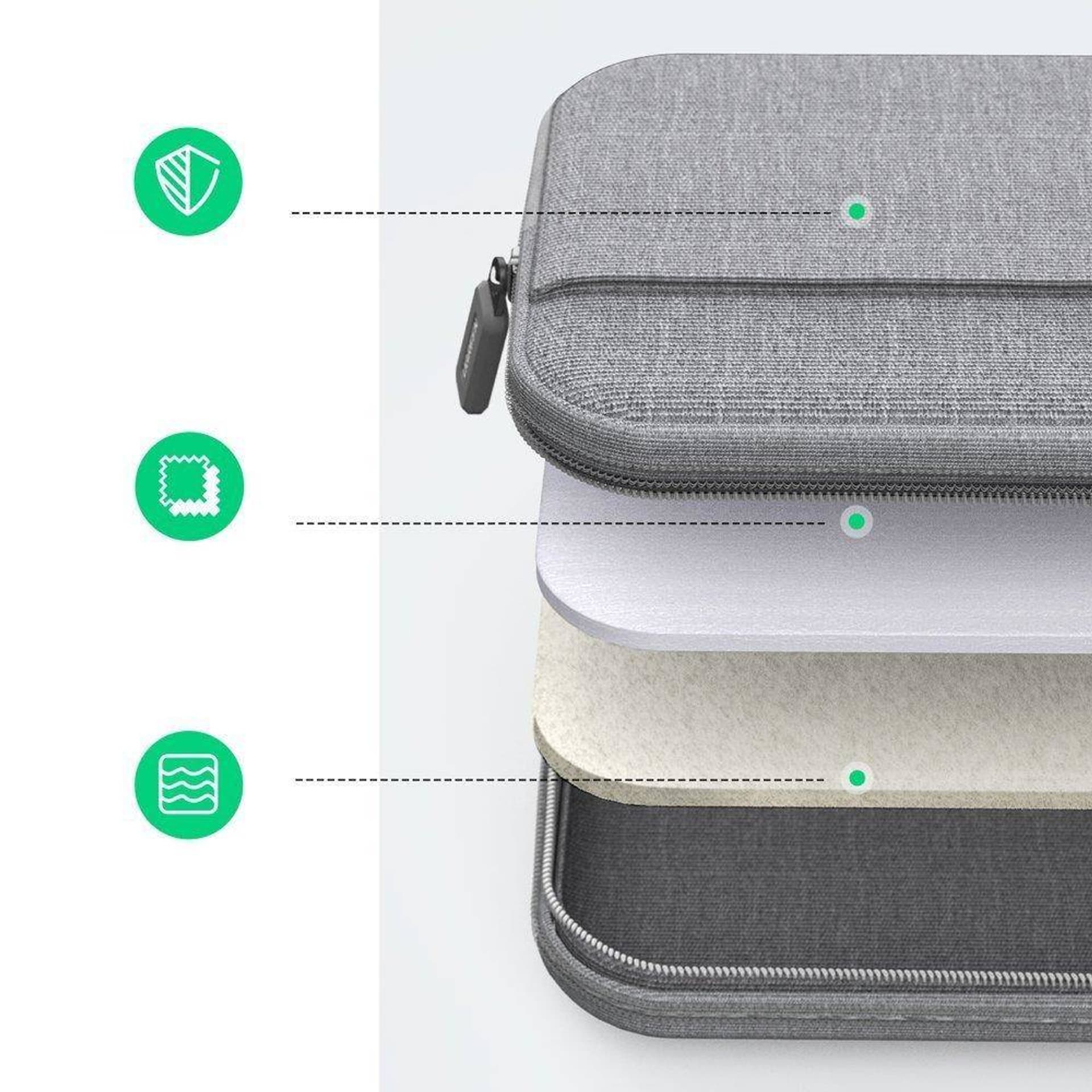 

Torba na laptopa UGREEN LP437, do 13.9 cali (szara)