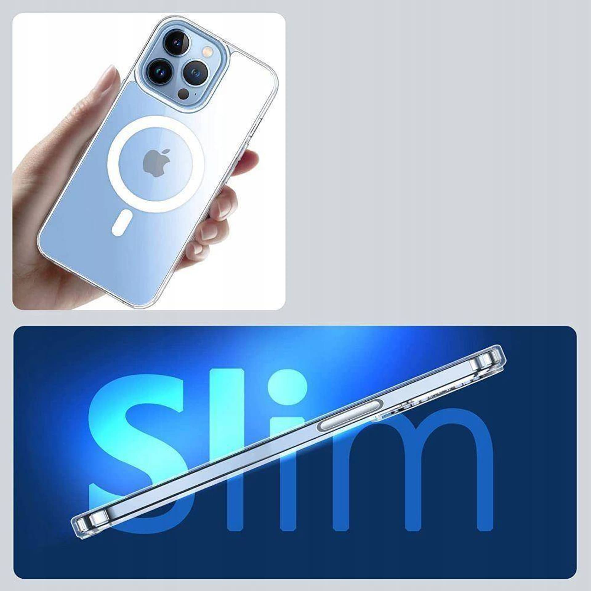

Etui IPHONE 14 PLUS Tech-Protect FlexAir Hybrid MagSafe transparentne