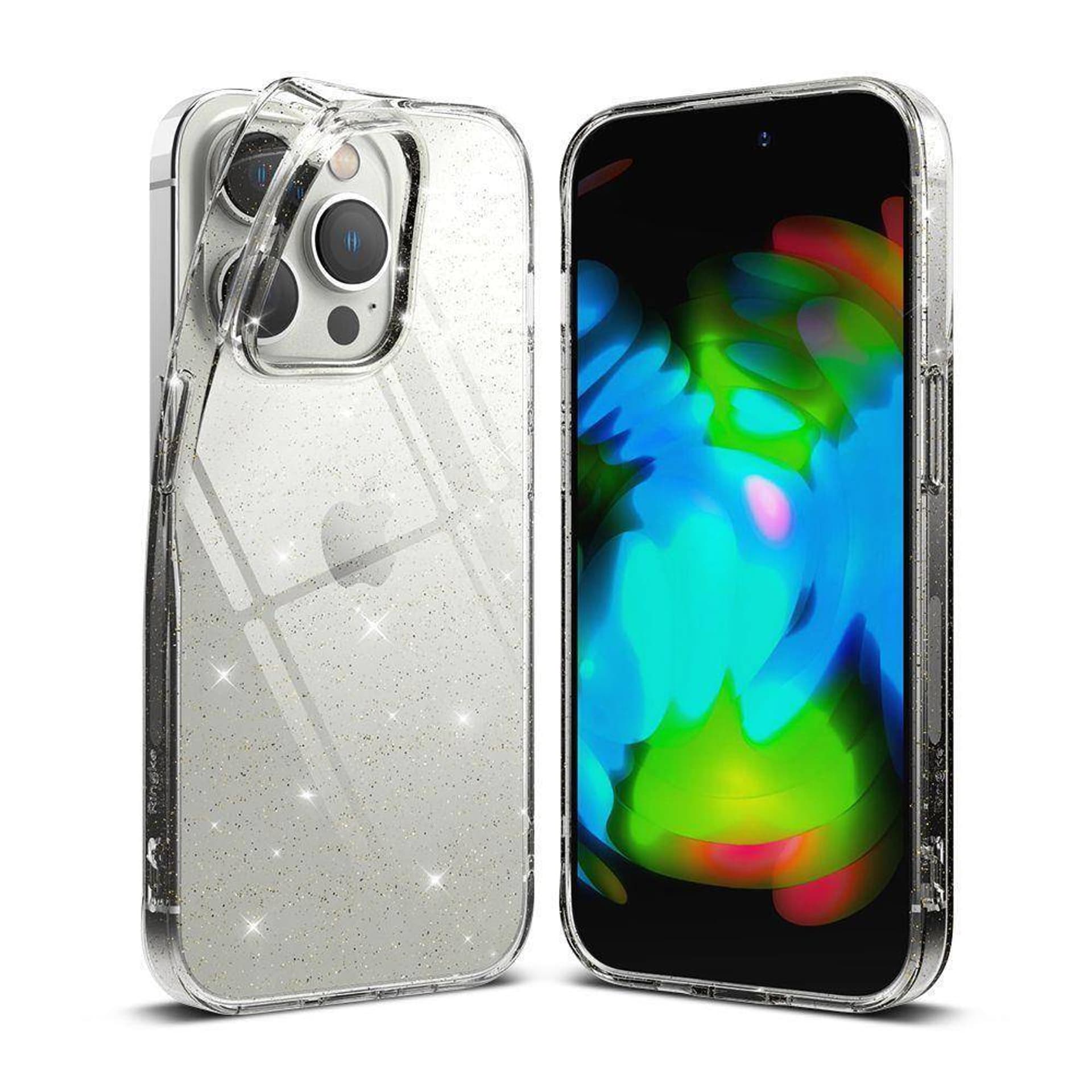 

Etui IPHONE 14 PRO Ringke Air Glitter transparentne