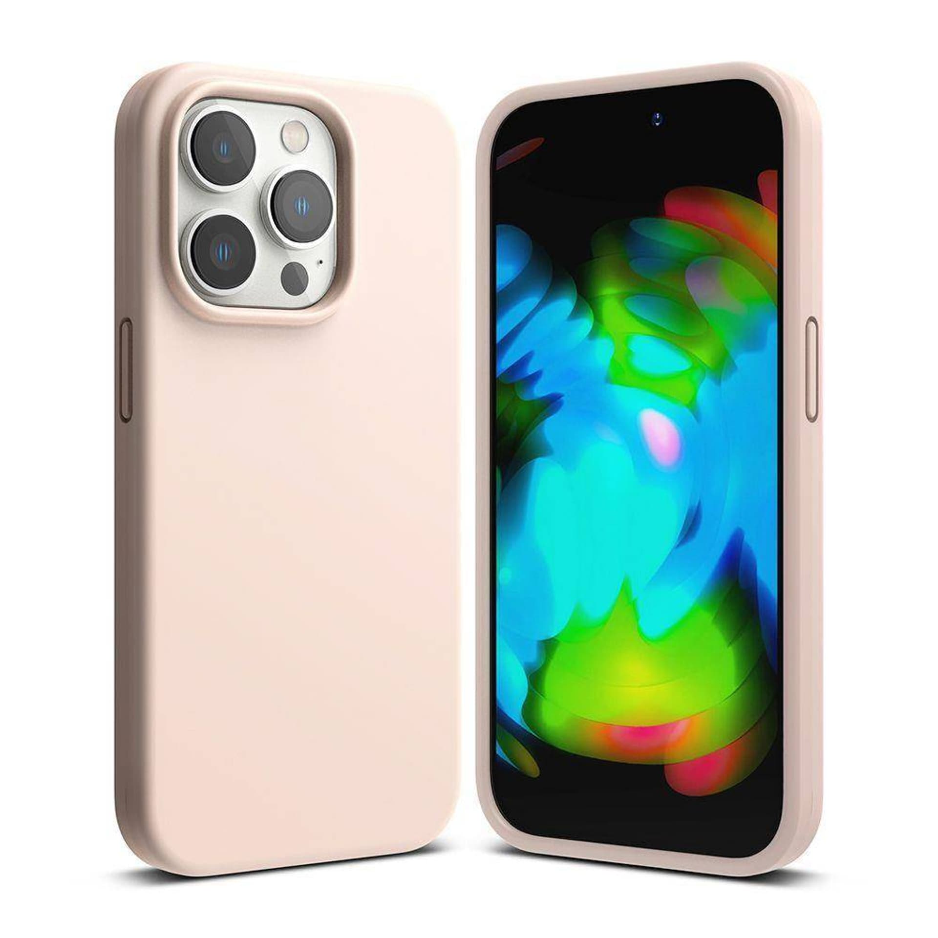 

Etui IPHONE 14 PRO MAX Ringke Silicone jasny róż