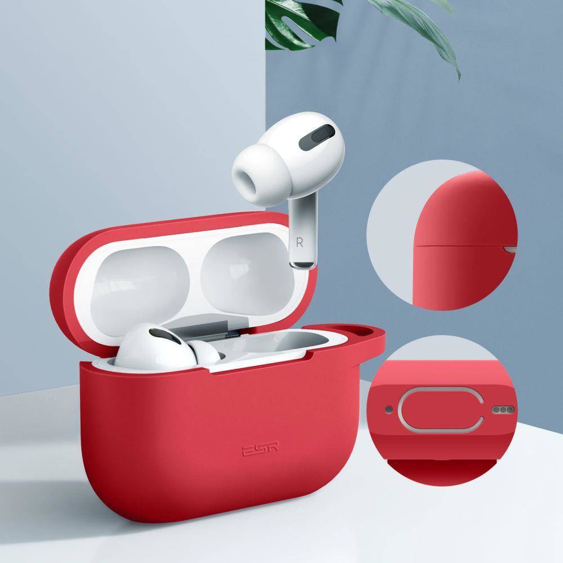 

Etui APPLE AIRPODS PRO ESR Bounce czerwone