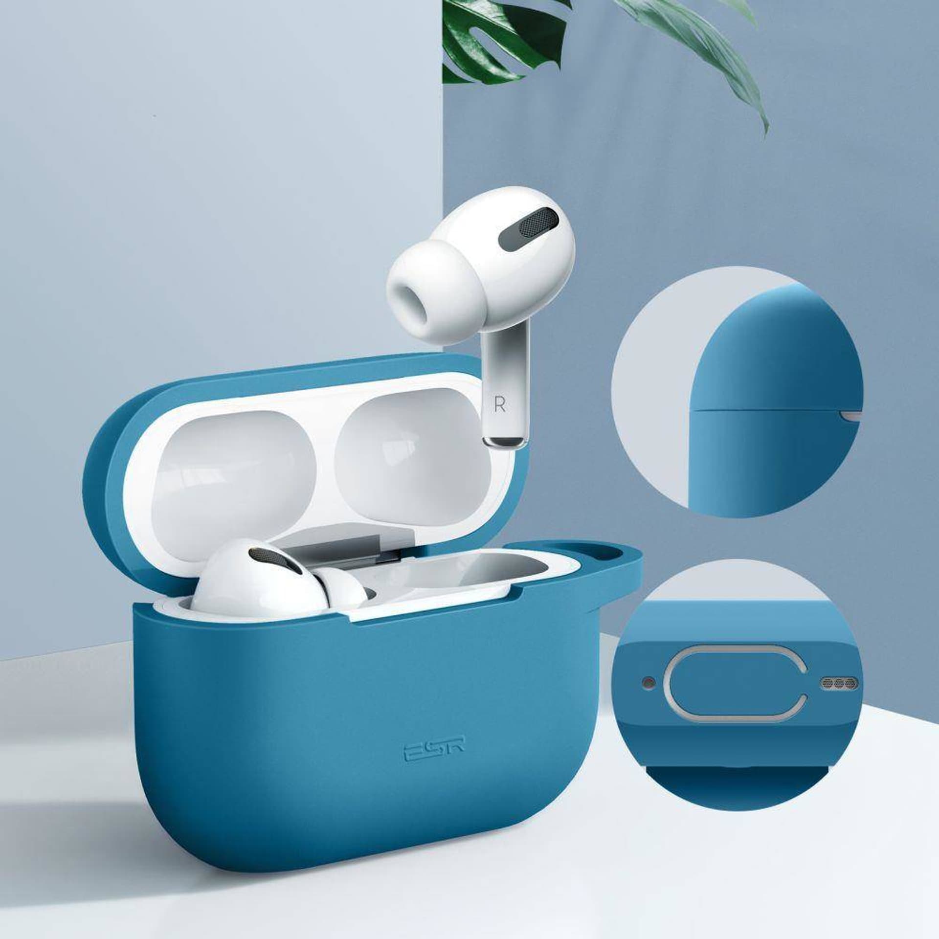 

Etui APPLE AIRPODS PRO ESR Bounce niebieskie